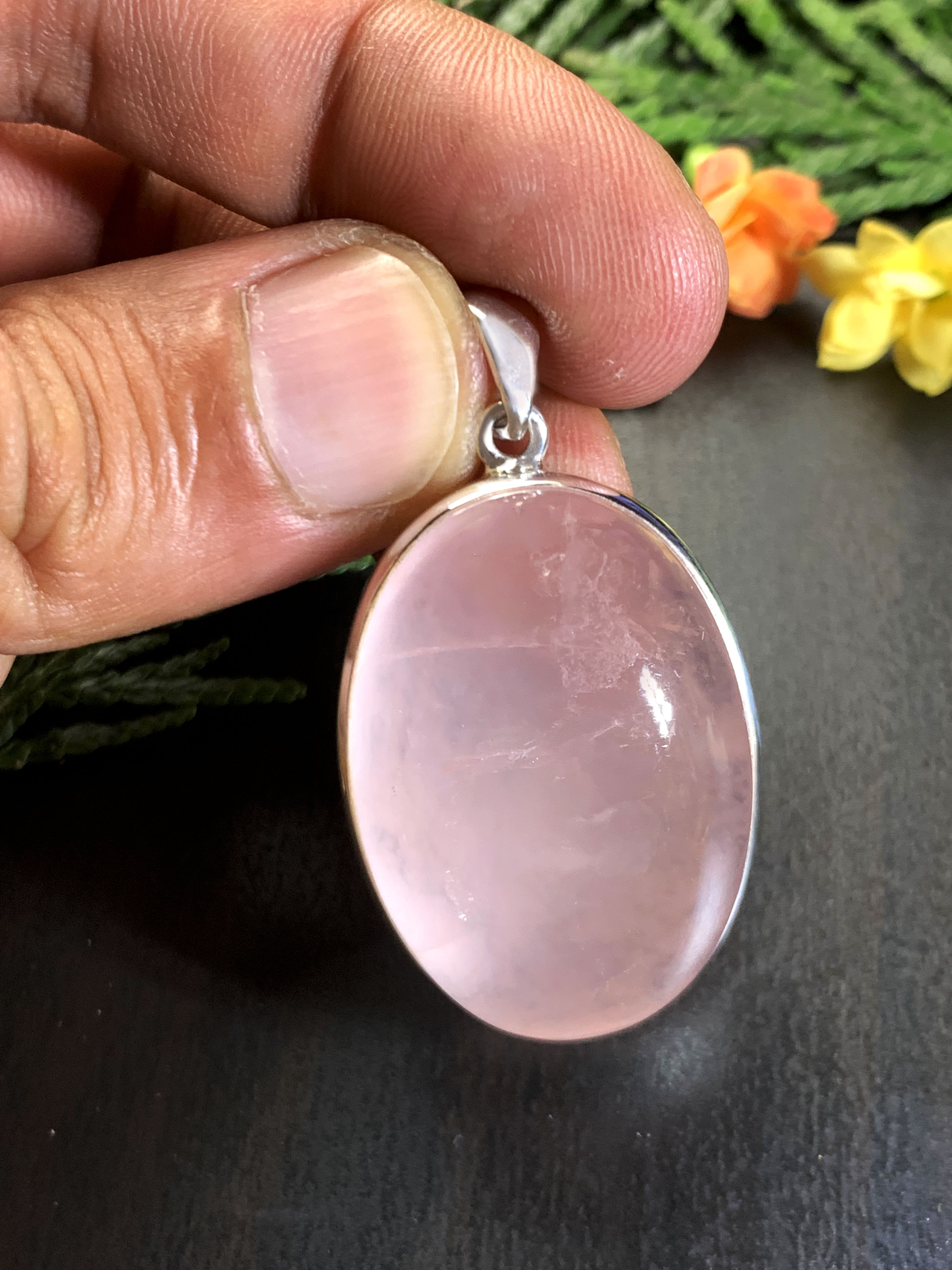 Rose quartz Pendant