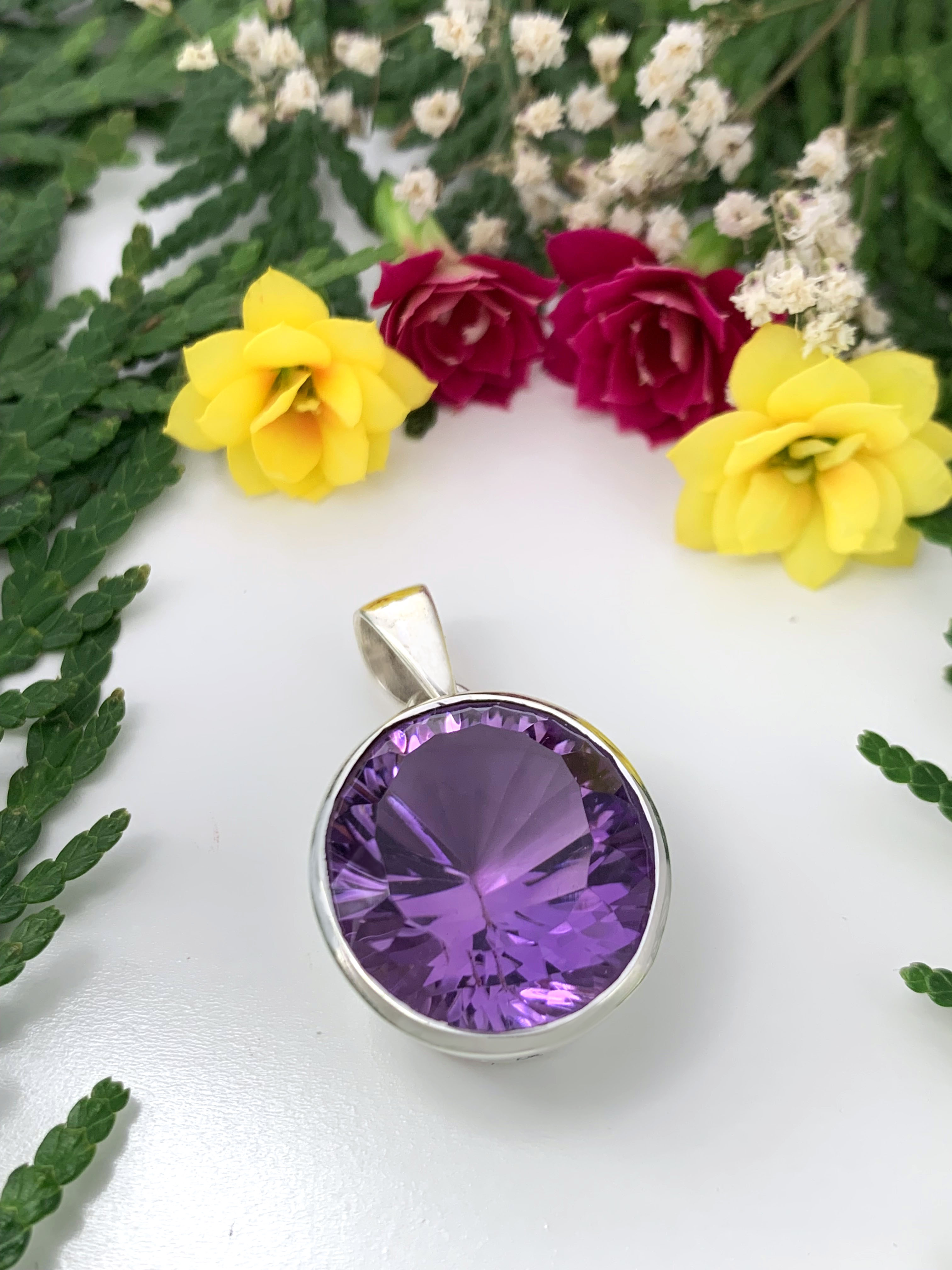 amethyst-anhaenger-amethyst-pendant-ah04413 Amethyst Anhänger TOP Afrika