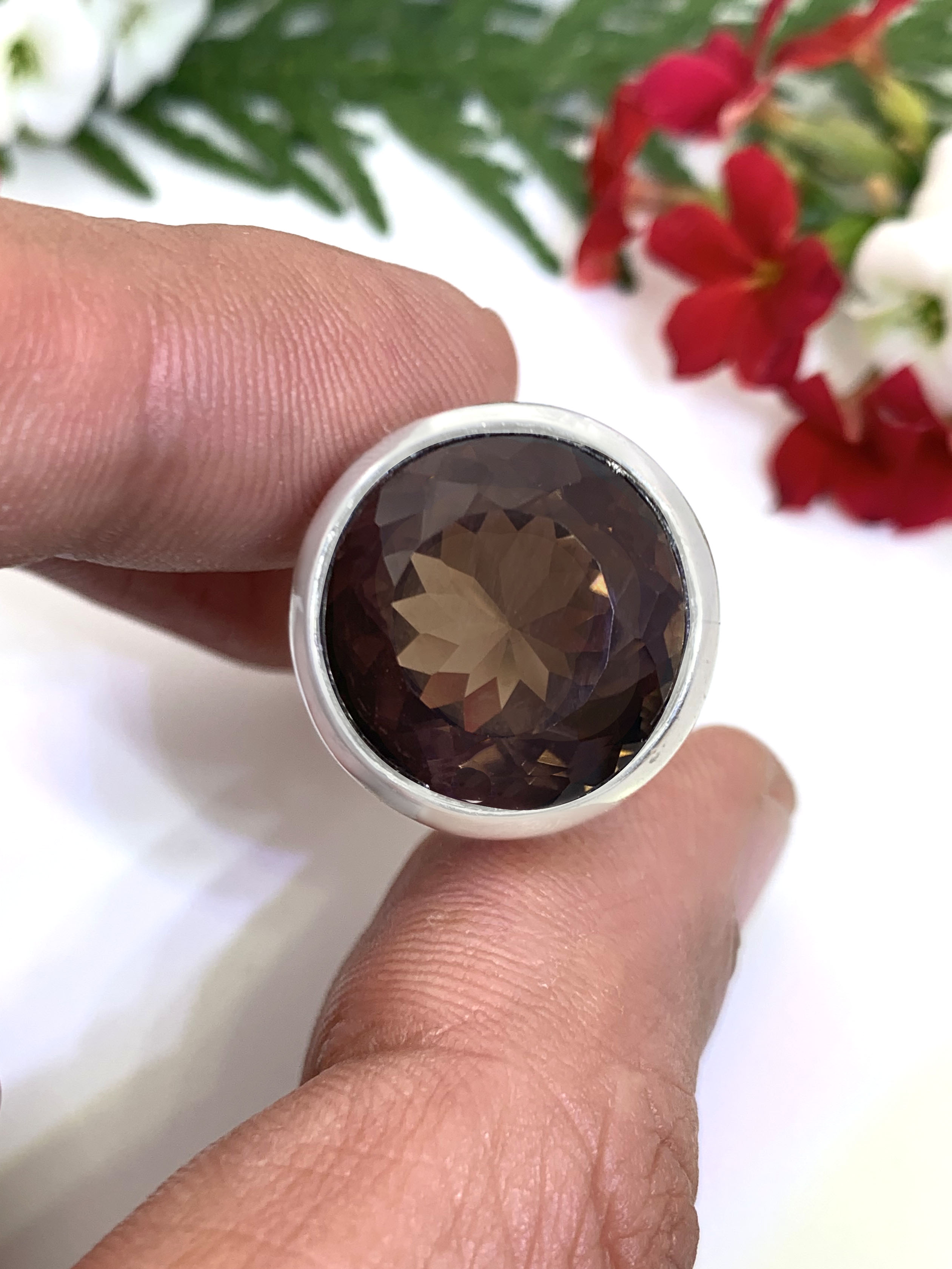 Smooky Quartz Ring