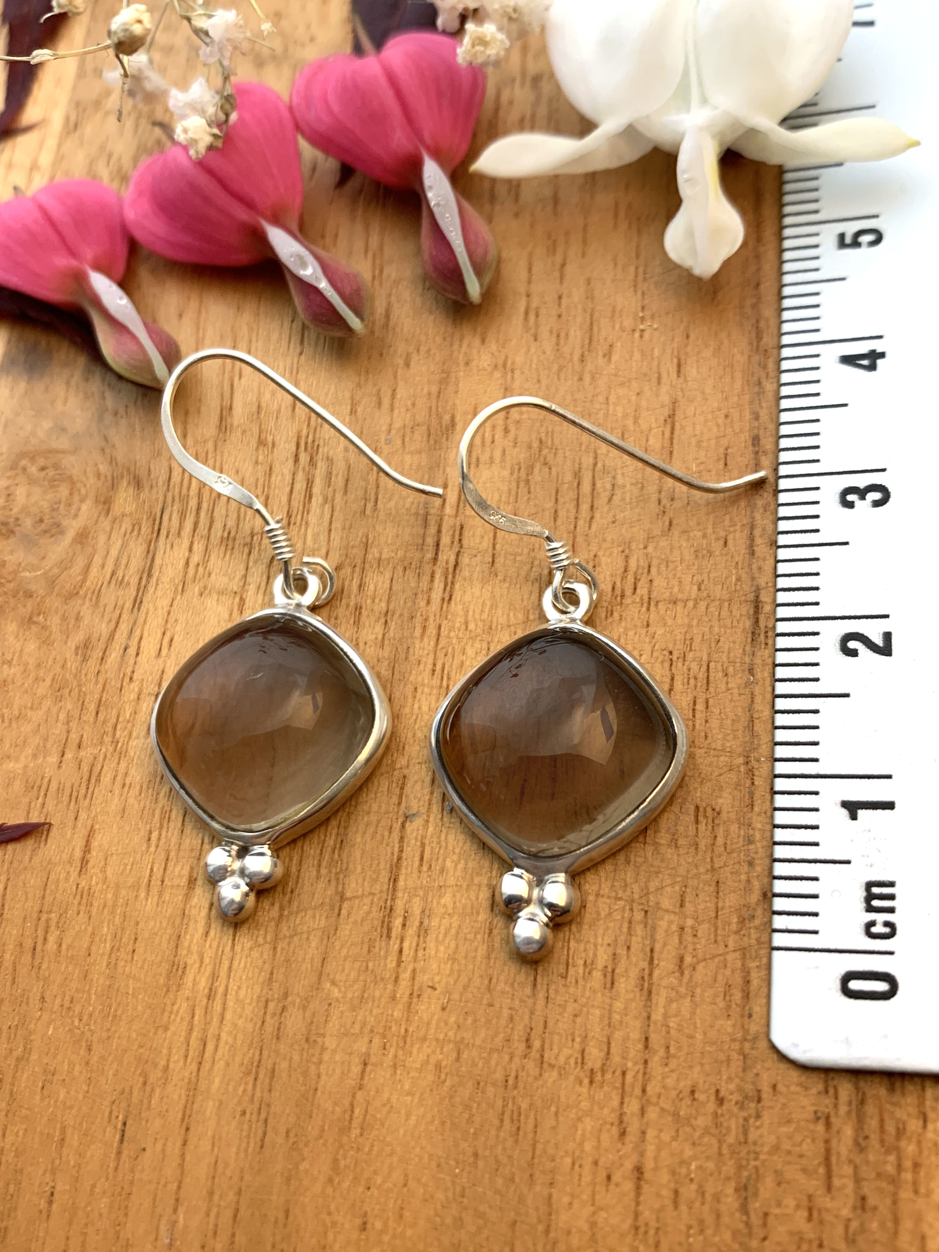 Smoky Quartz Earrings