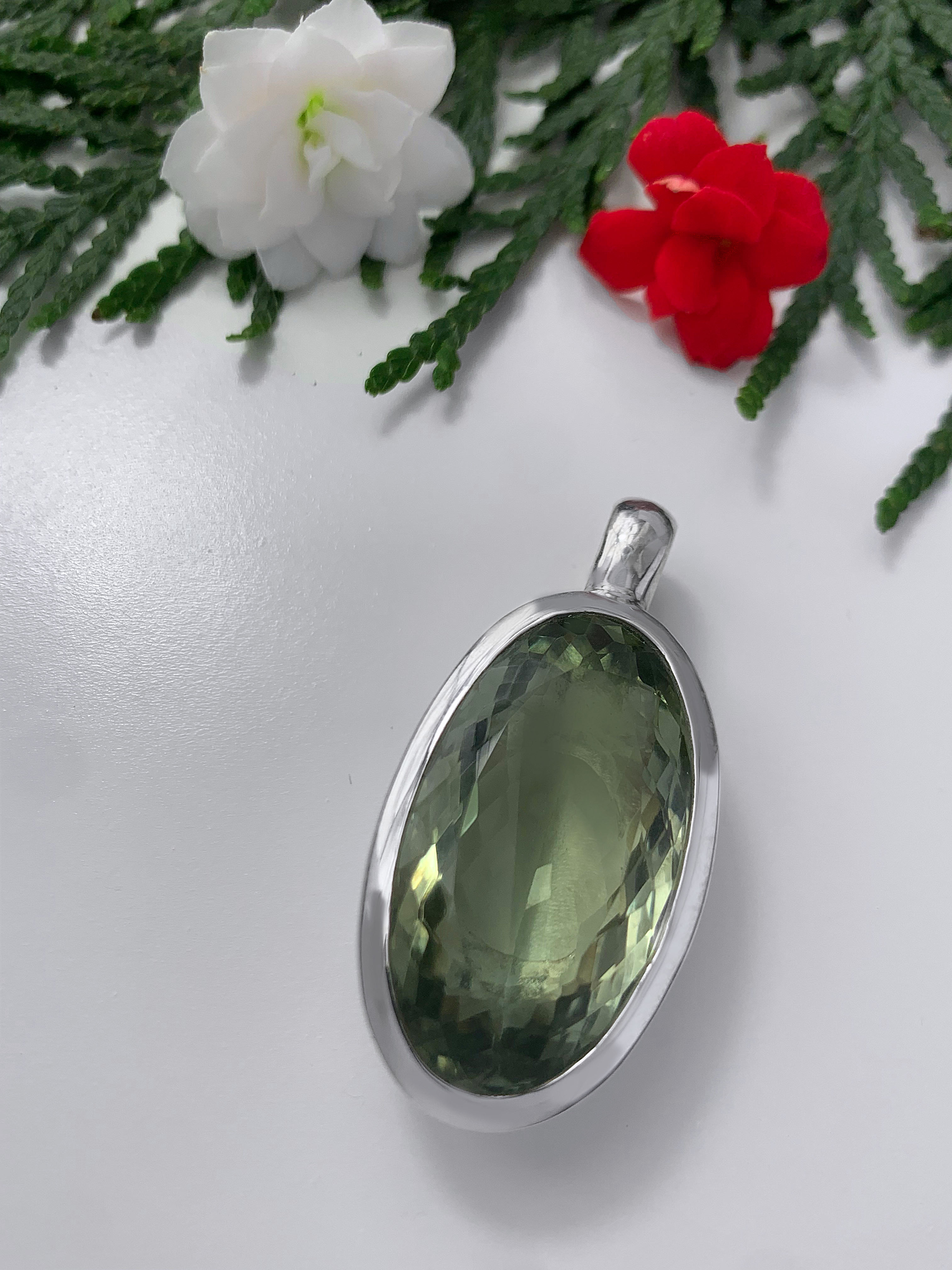 Prasiolith Anhänger