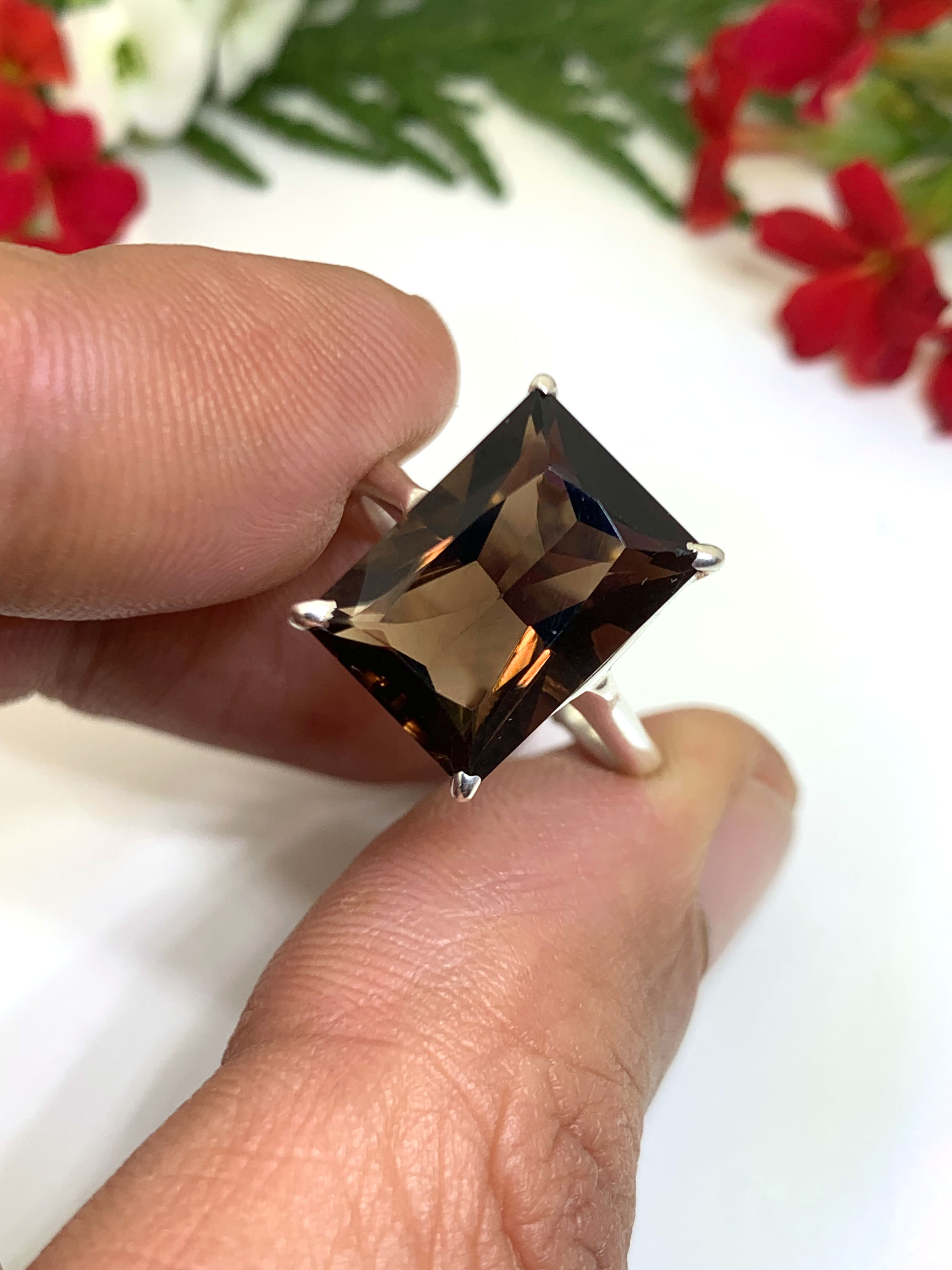 Smooky Quartz Ring
