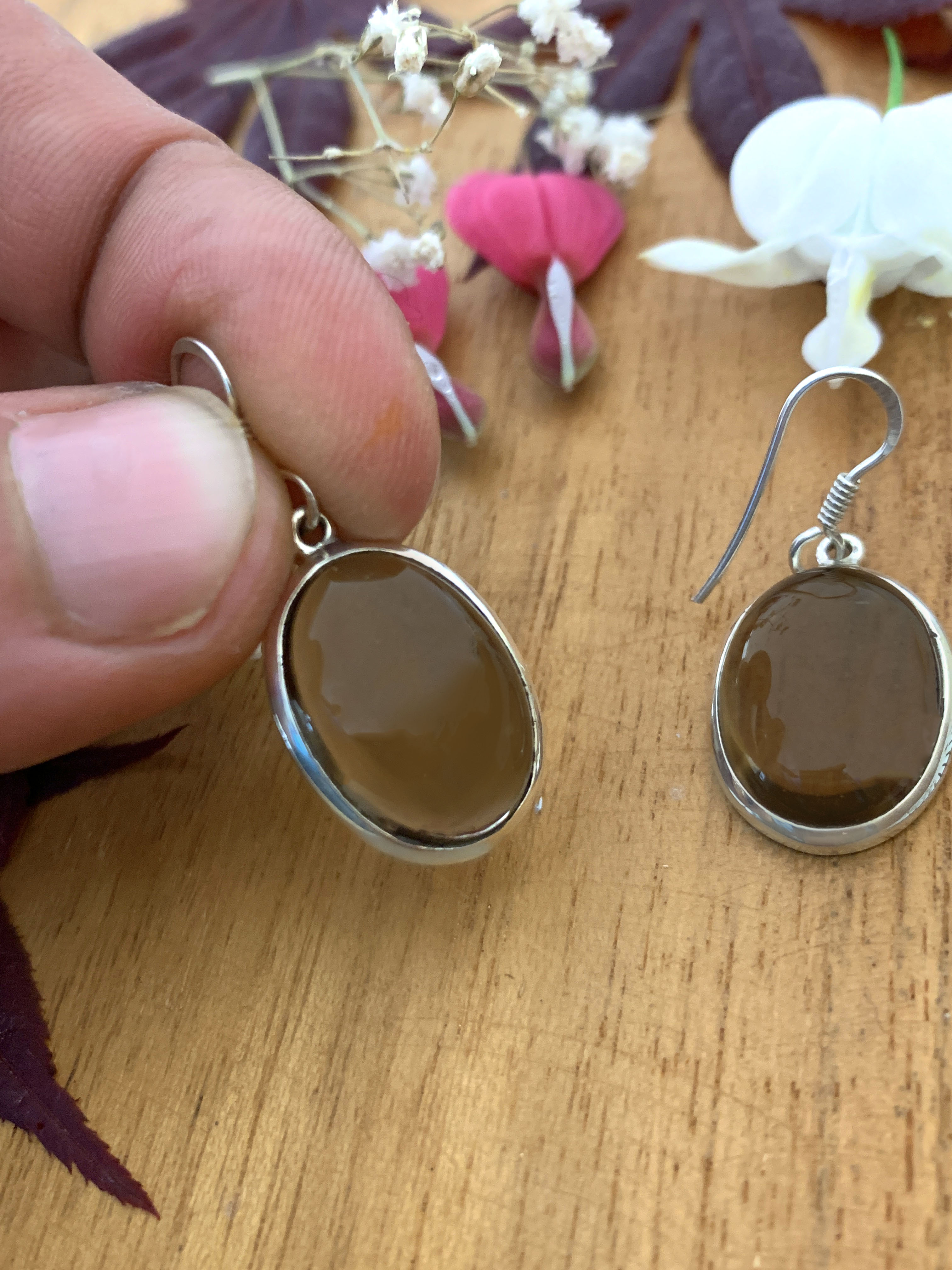 Smoky Quartz Earrings