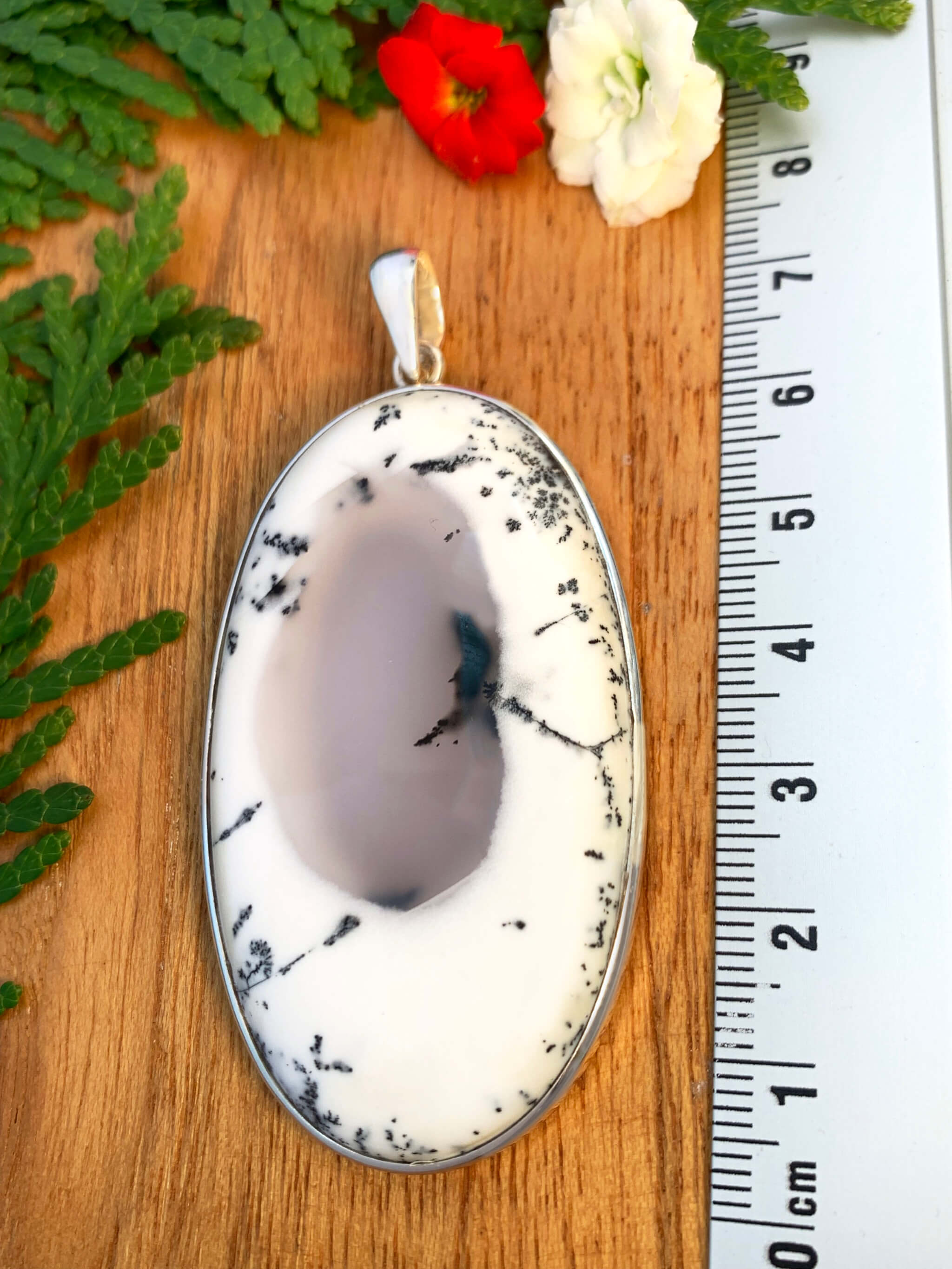 Dendritic Agate Pendant