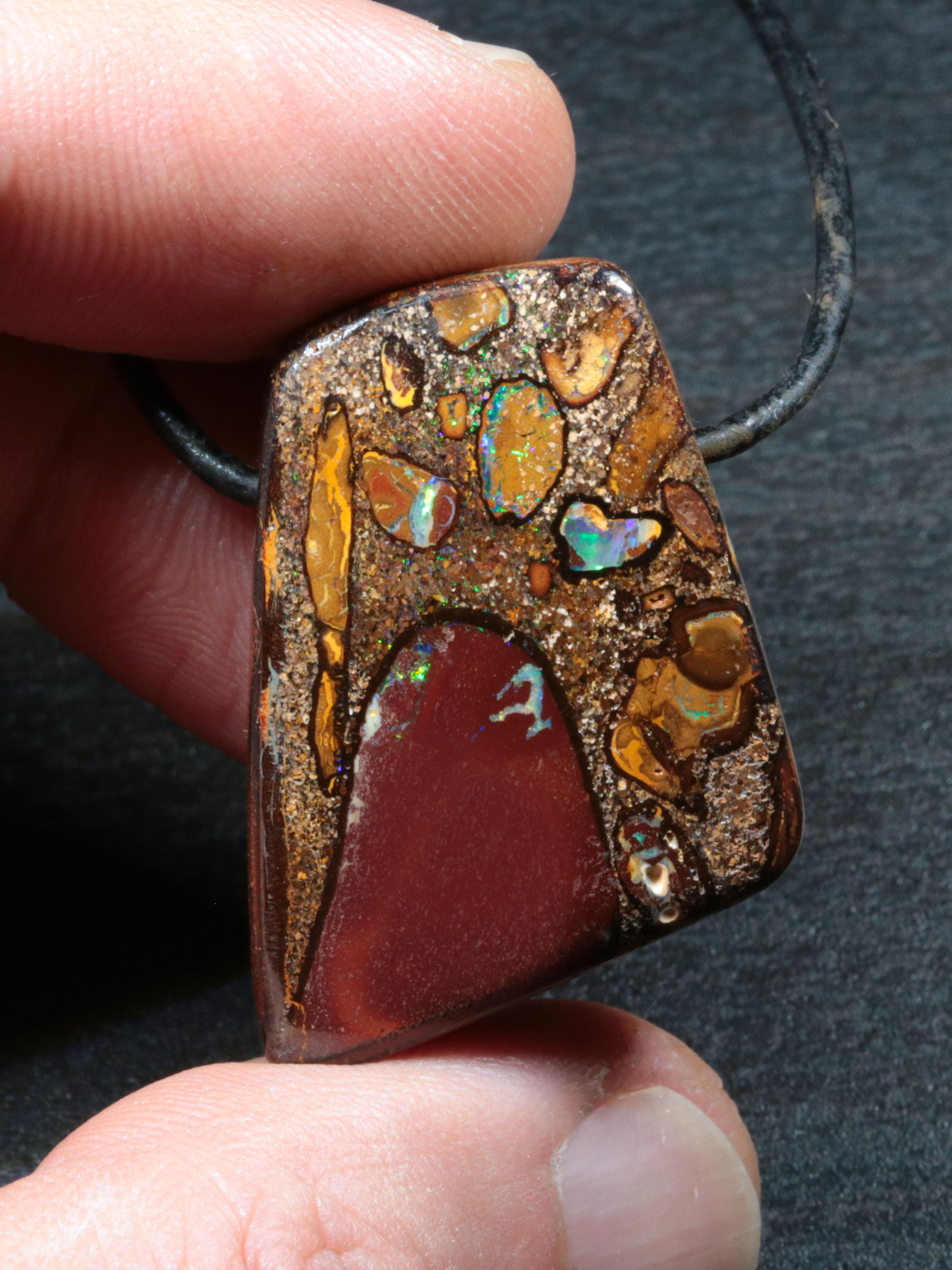 Boulder Opal Anhänger 