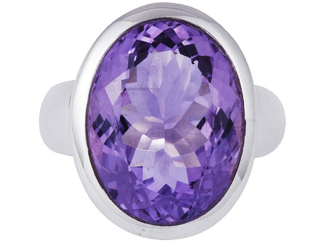 Amethyst ring  - 56