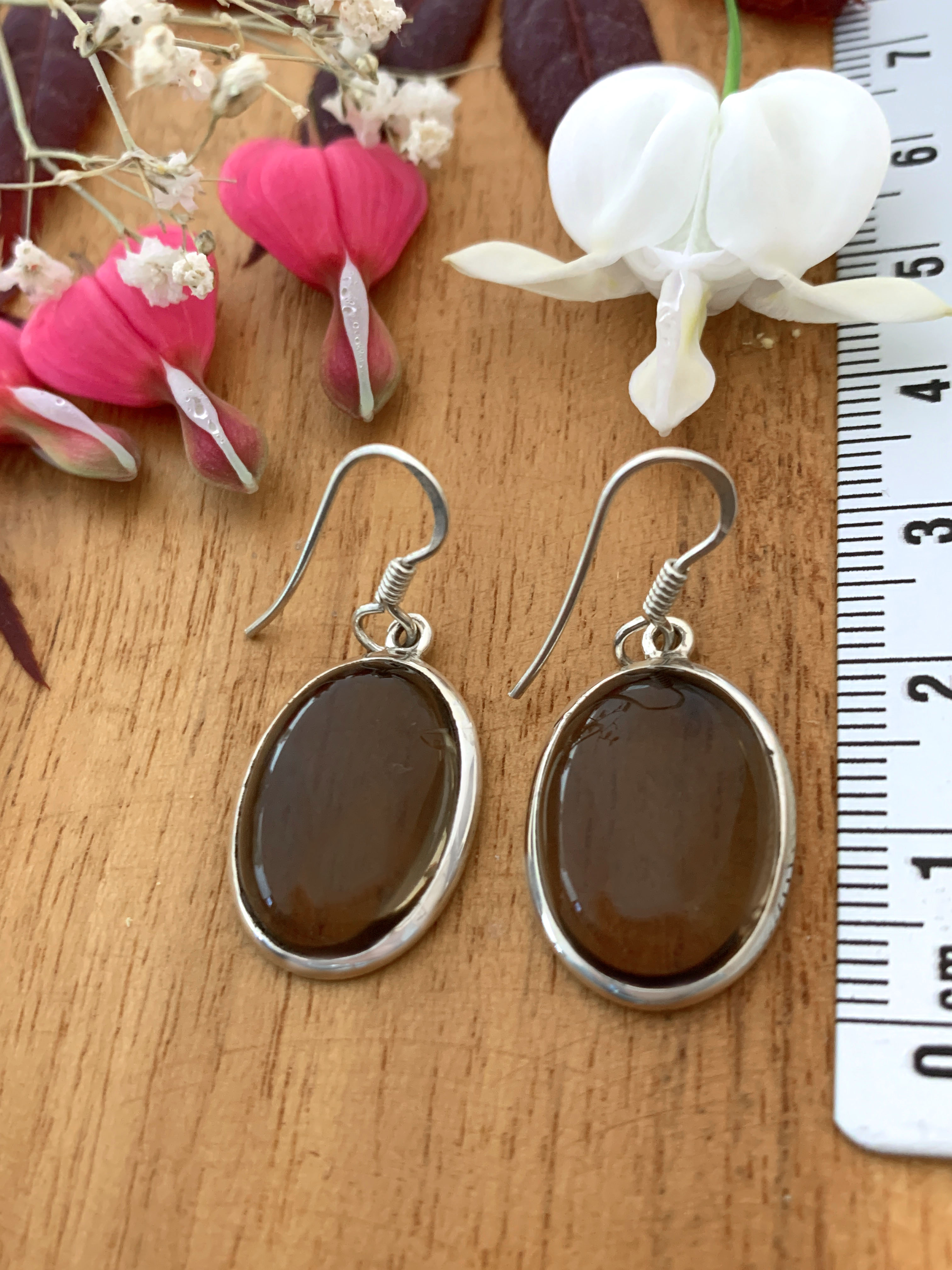 Smoky Quartz Earrings