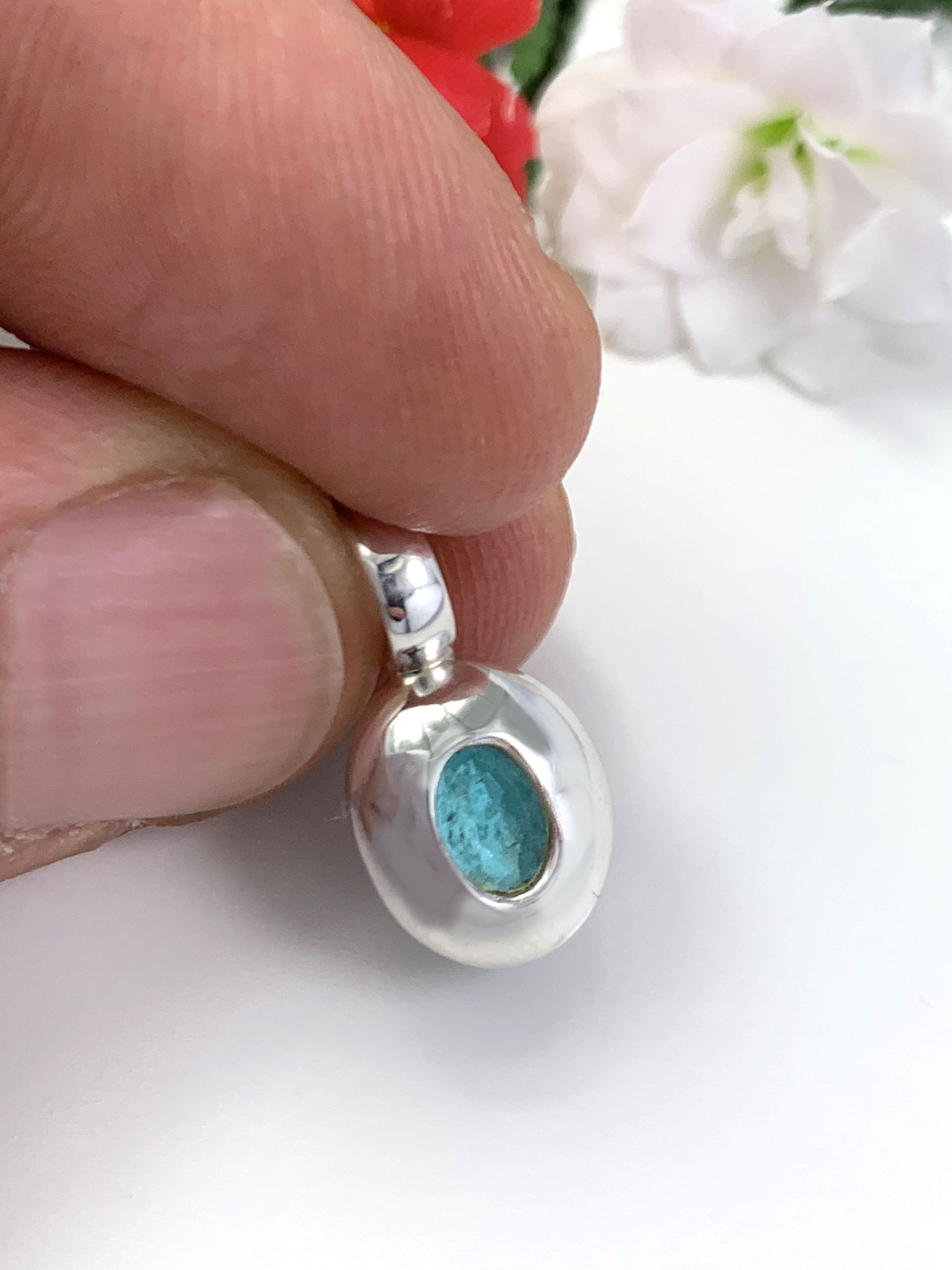 Paraiba Apatite Pendant