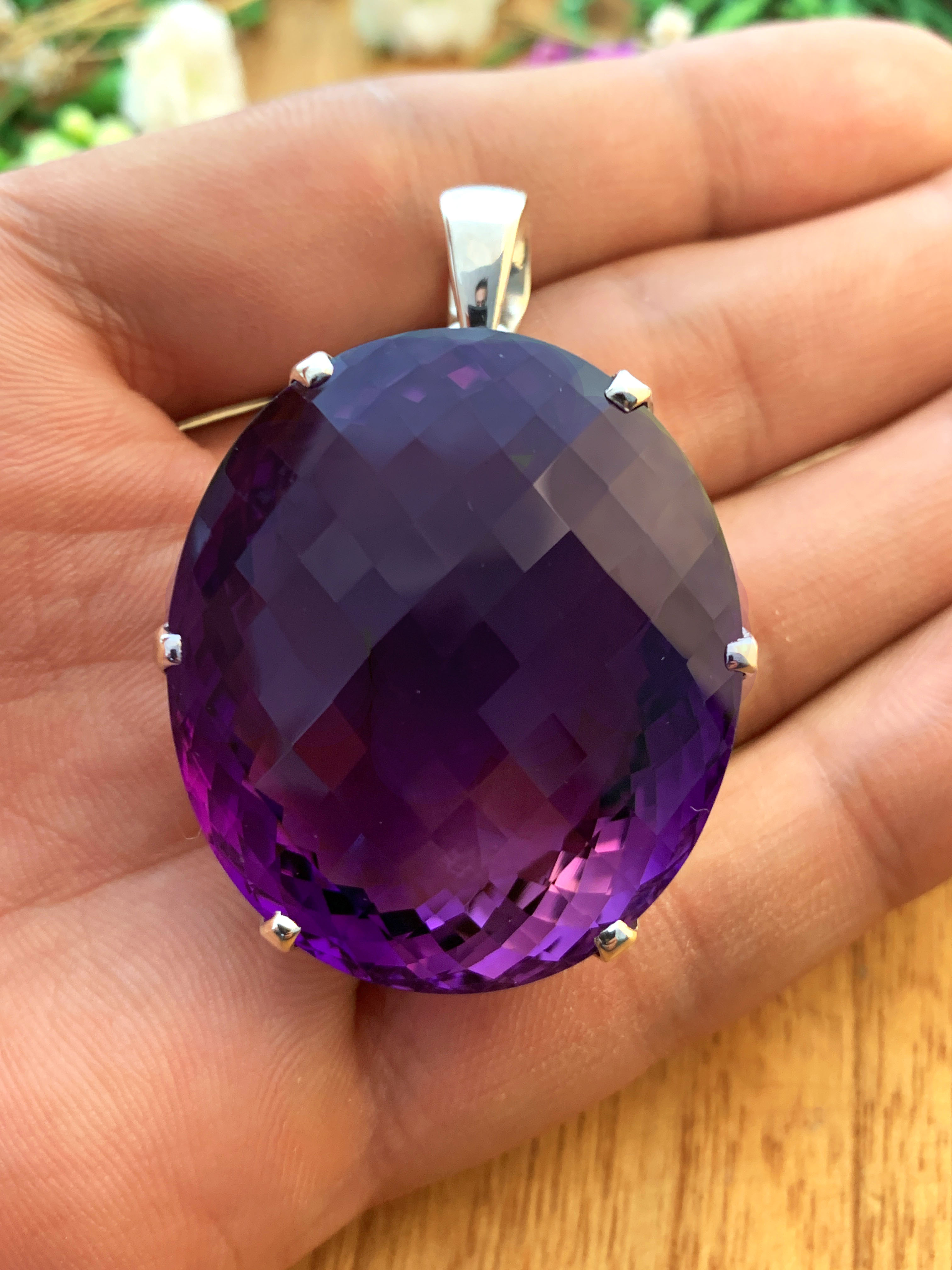 amethyst-anhaenger-top-amethyst-pendant-ah02746-2 Amethyst Anhänger - TOP XL