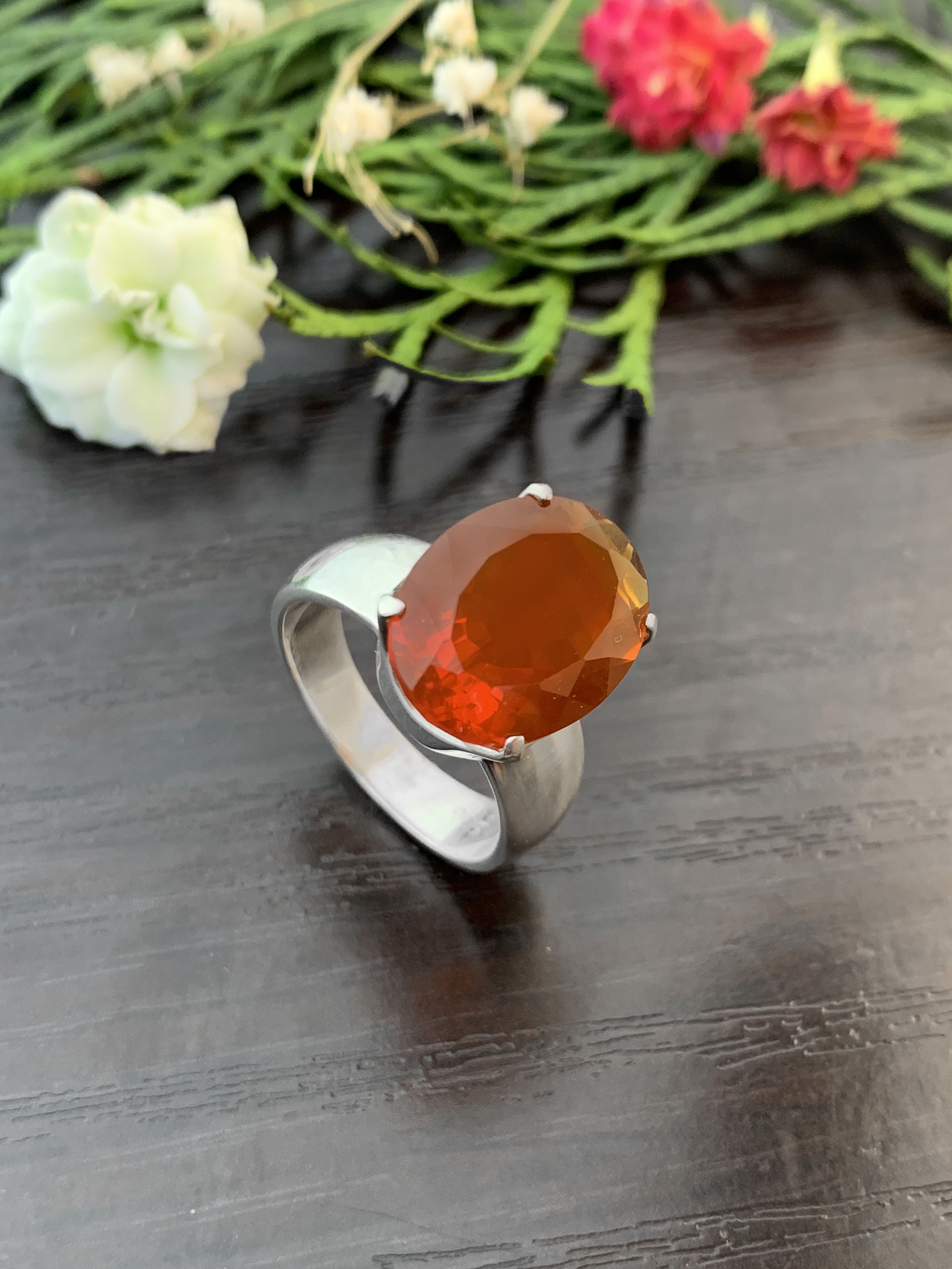 feueropal-ring-fire-opal-ring-r01796 Fire Opal Ring