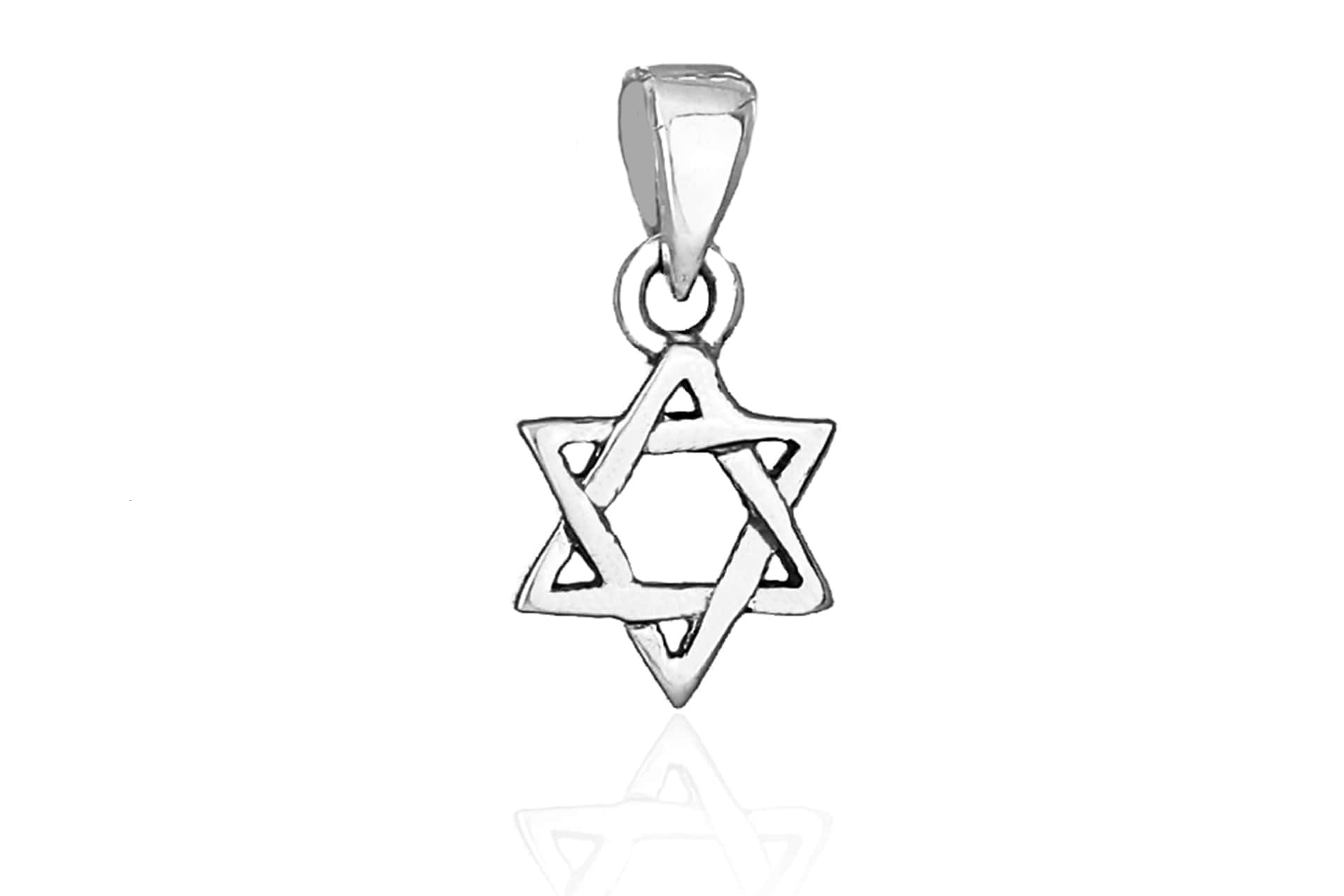 anhaenger-davidstern-pentagram-S157-2 Davidstern Anhänger