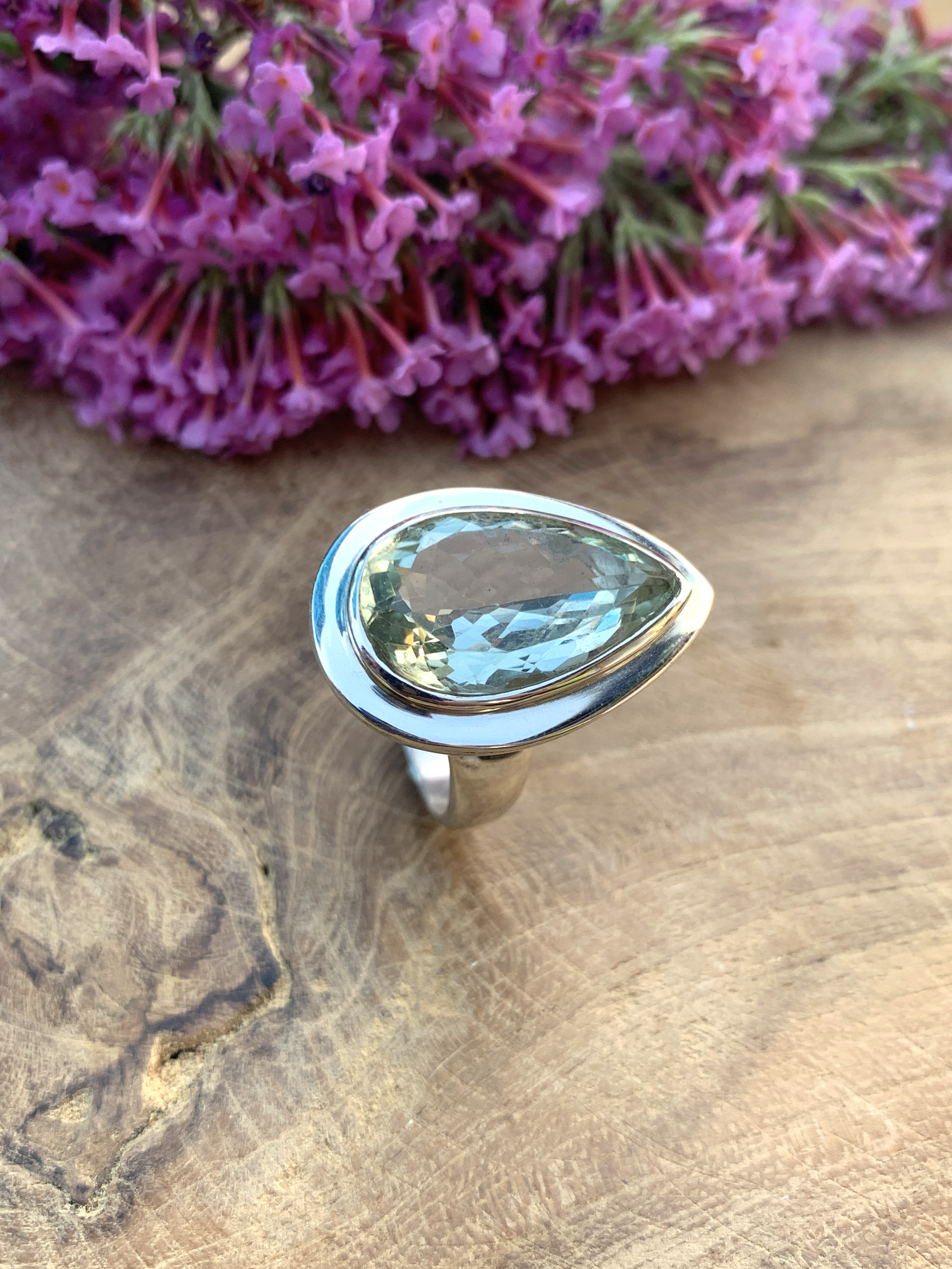 Prasiolith Ring - 52,5