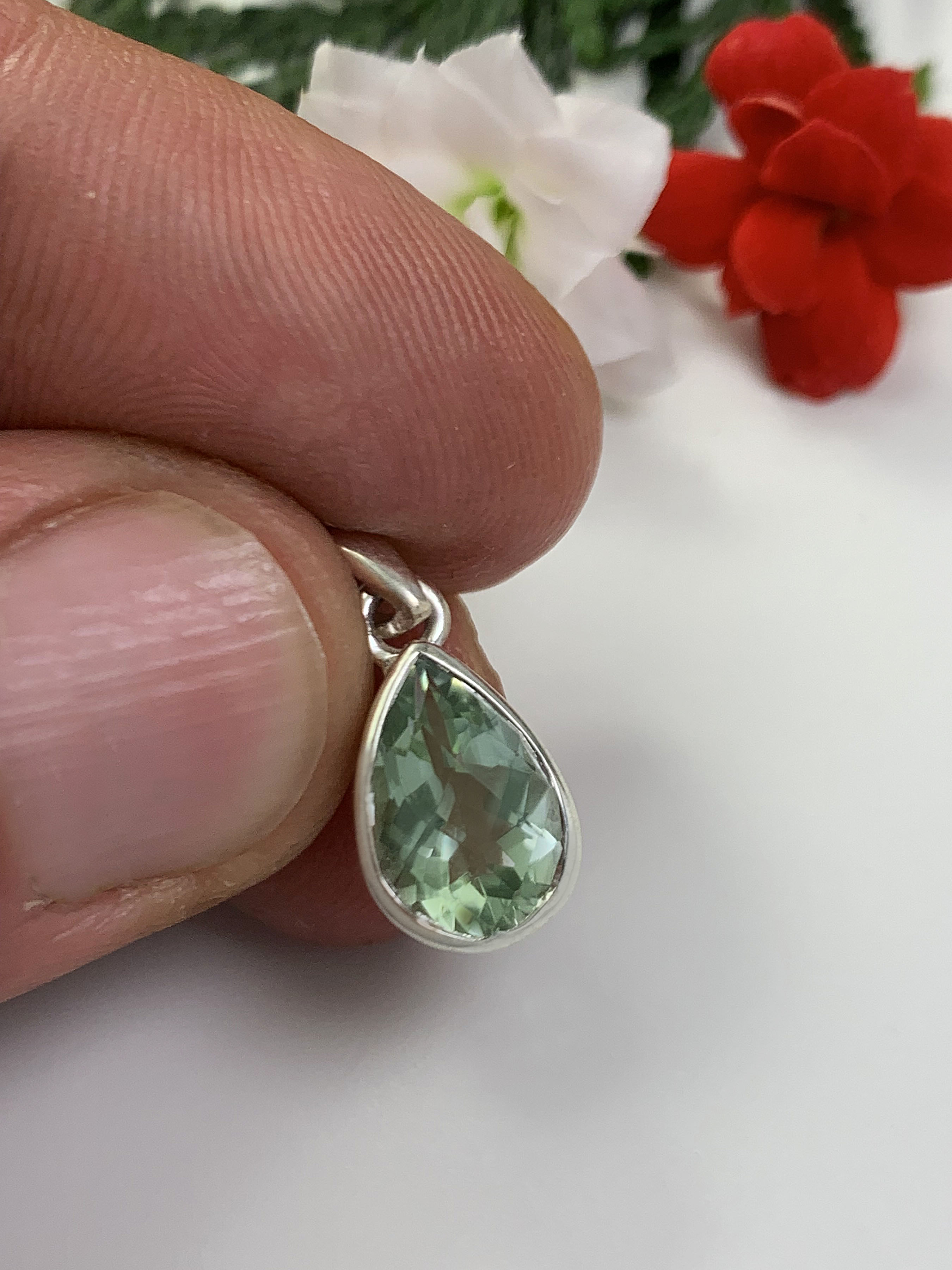Green Amethyst Pendant