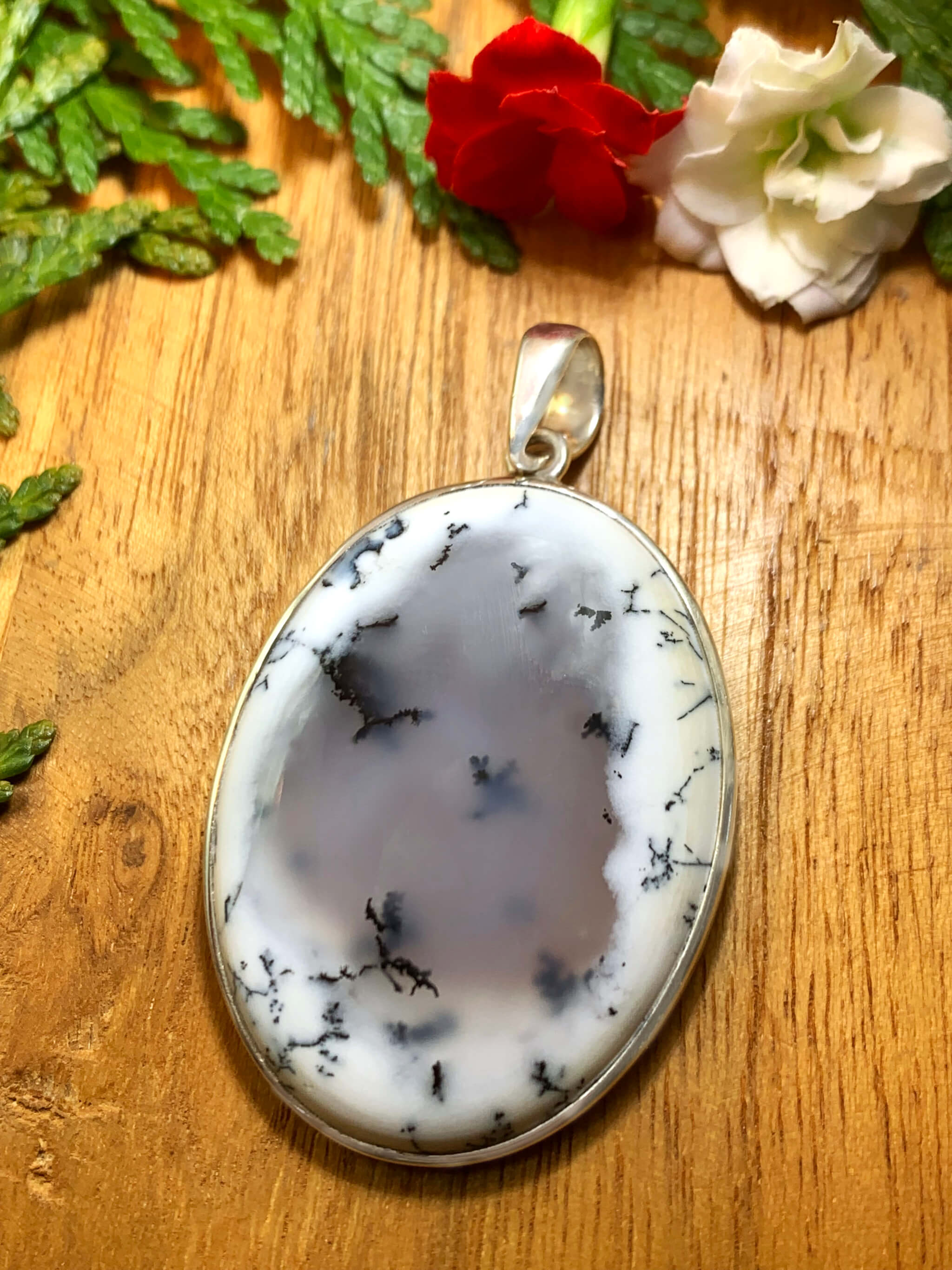Dendritic Agate Pendant
