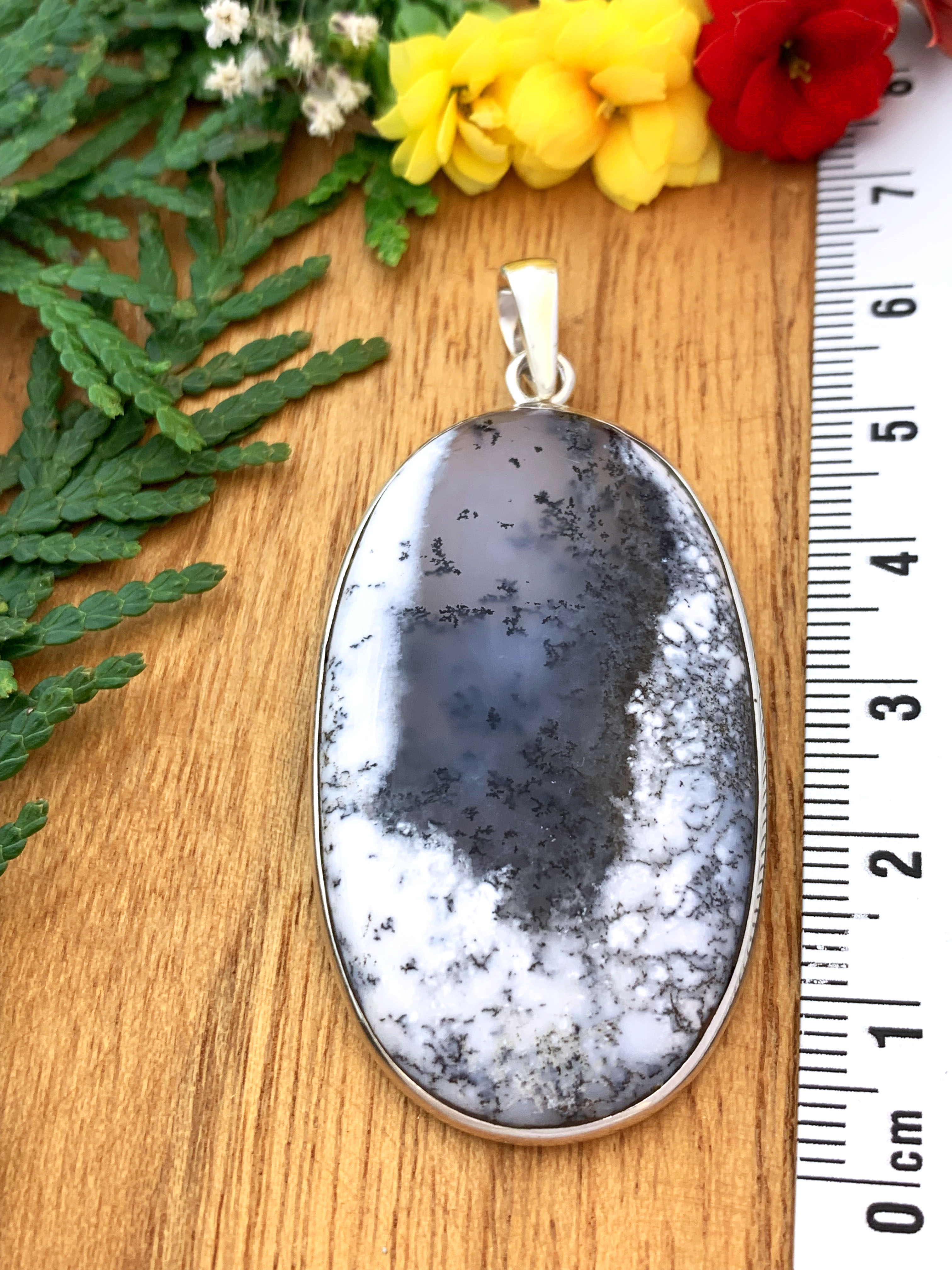 Dendritic Agate Pendant