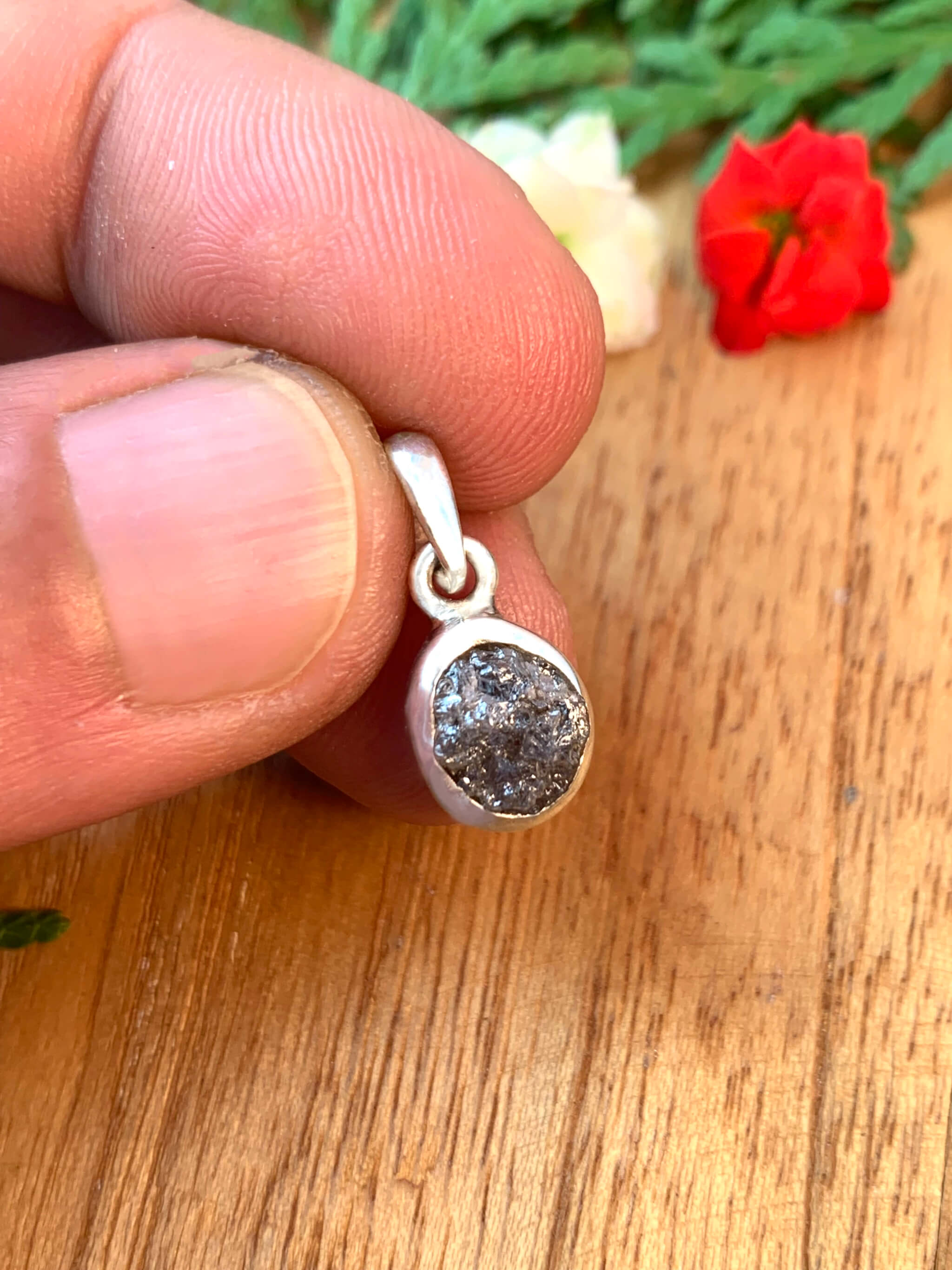 Rohdiamant Anhänger