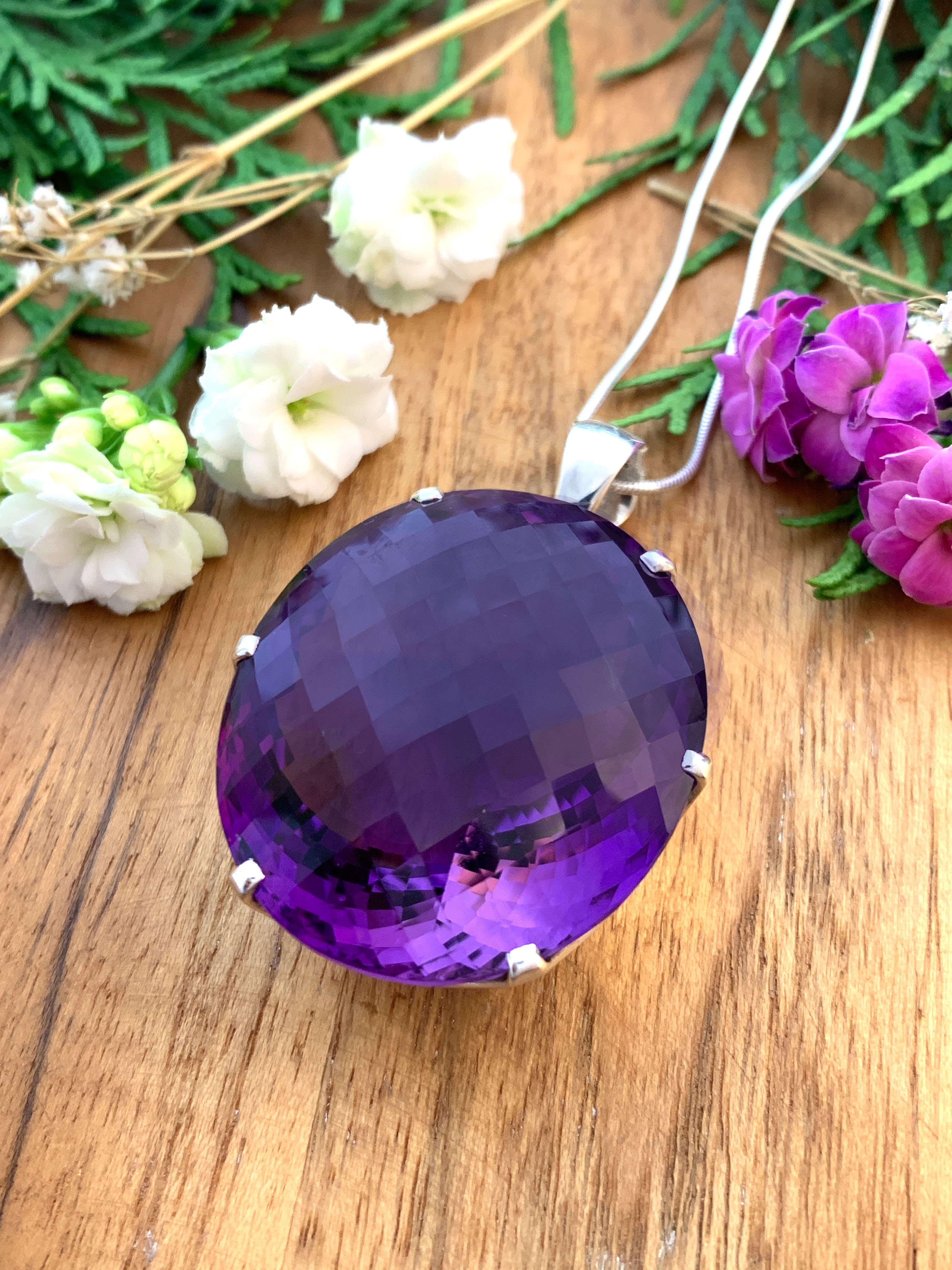 amethyst-anhaenger-top-amethyst-pendant-ah02746-3 Amethyst Anhänger - TOP XL