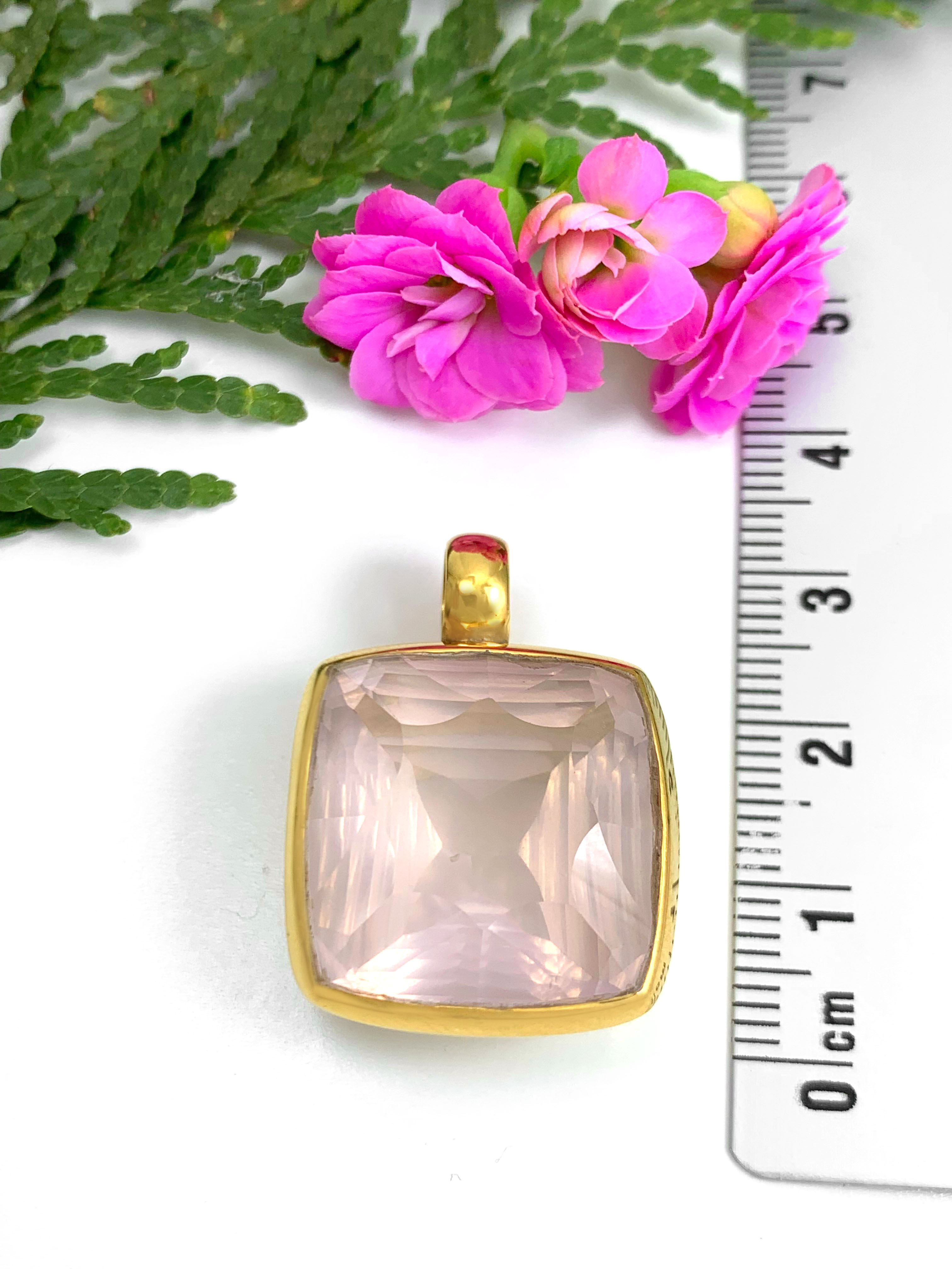 Rosenquarz Anhänger 