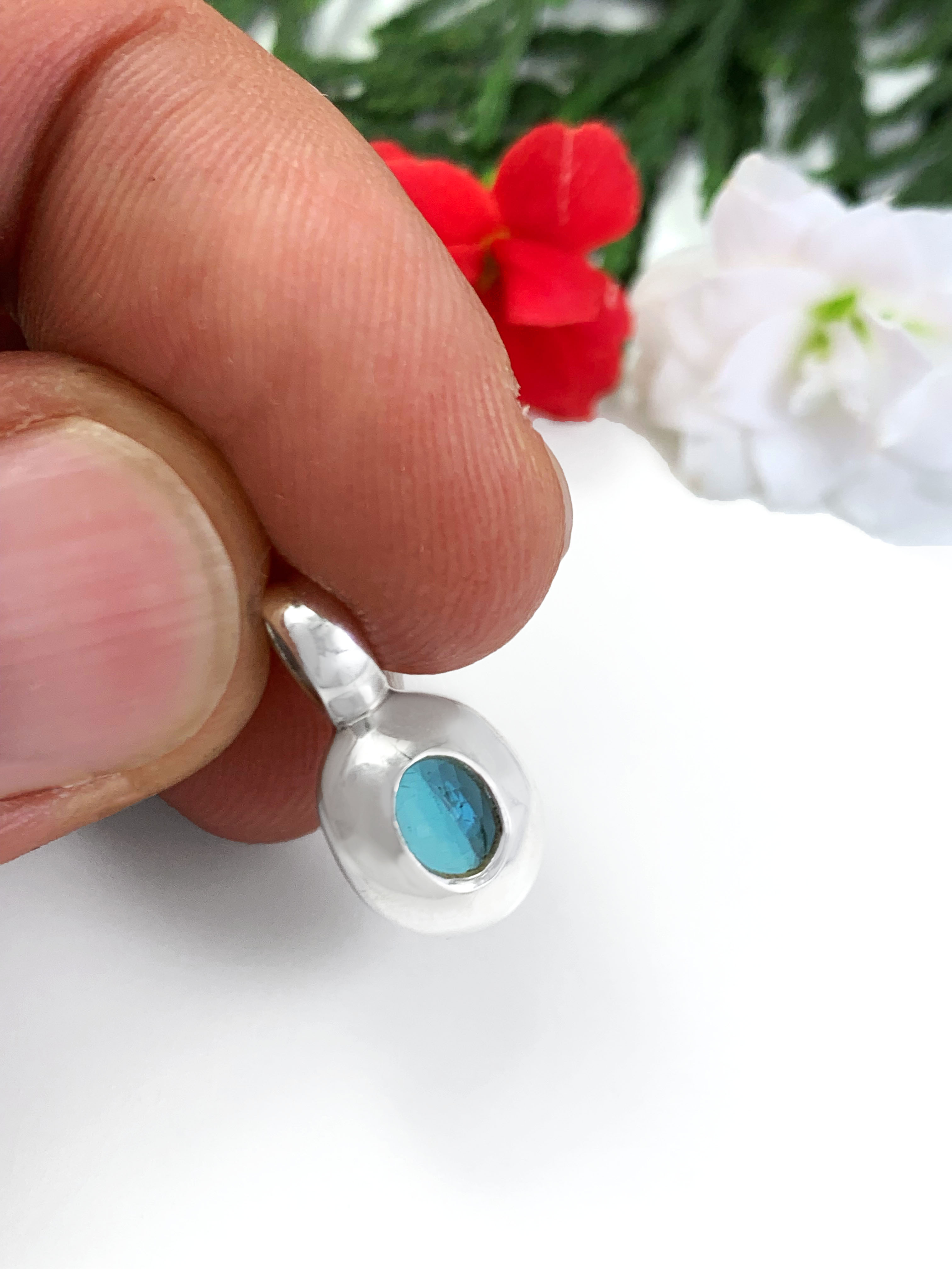 Paraiba Apatit Anhänger