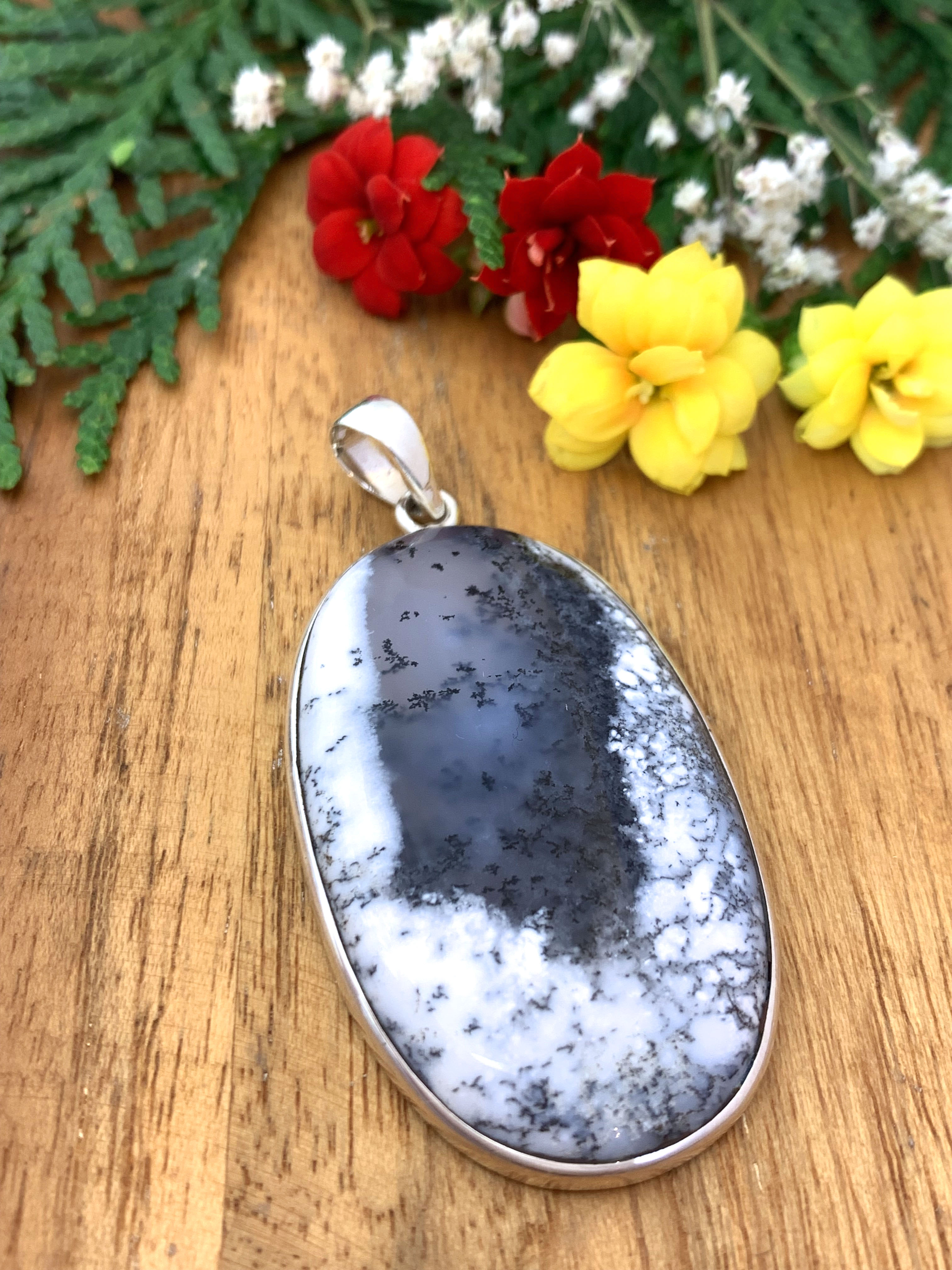 Dendritic Agate Pendant