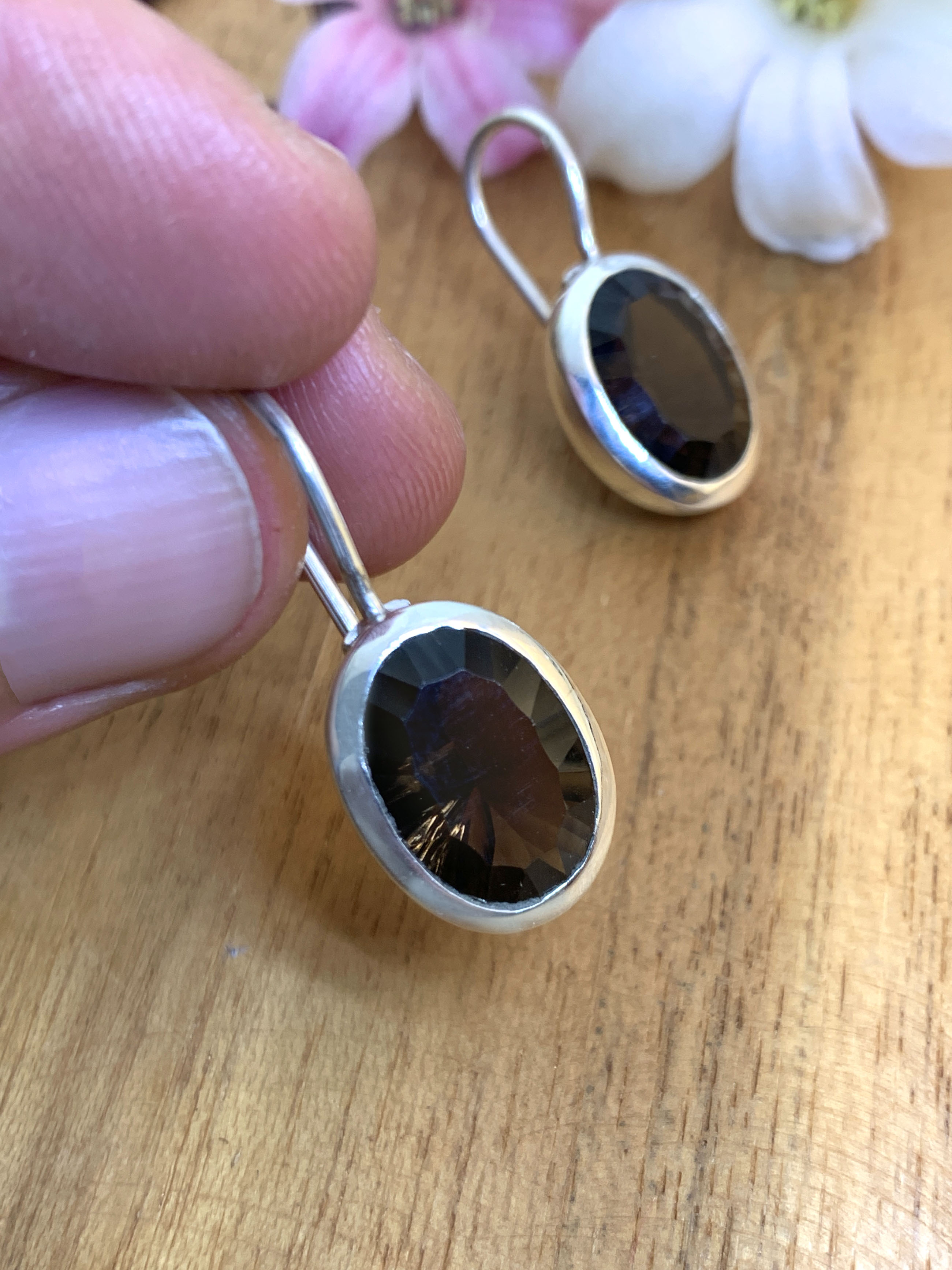 Smoky Quartz Earrings
