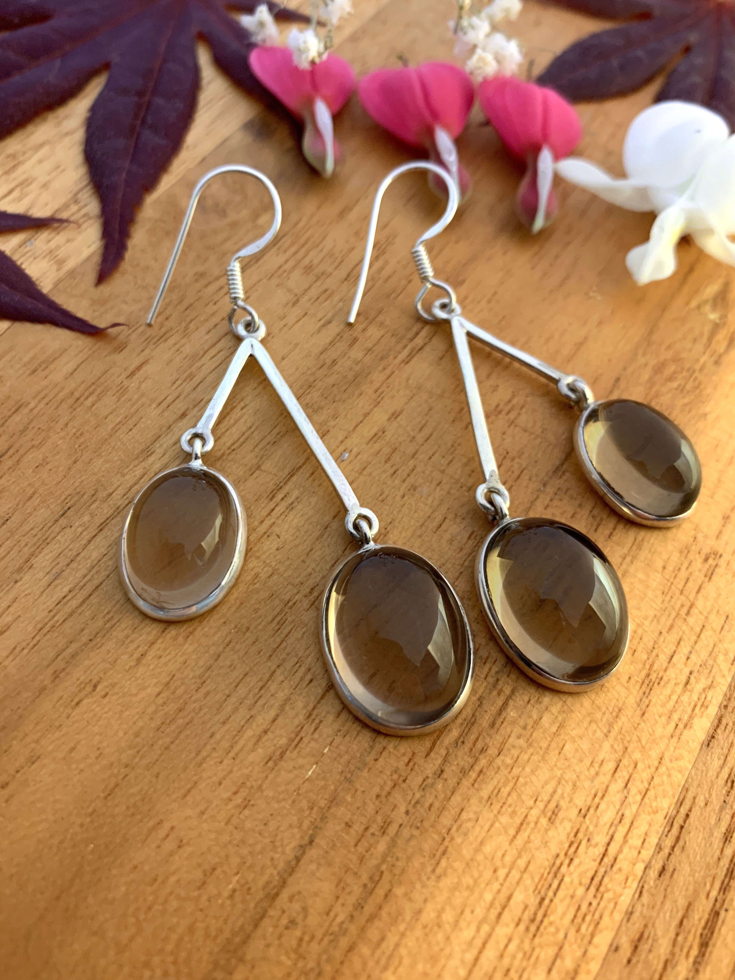 Smoky Quartz Earrings