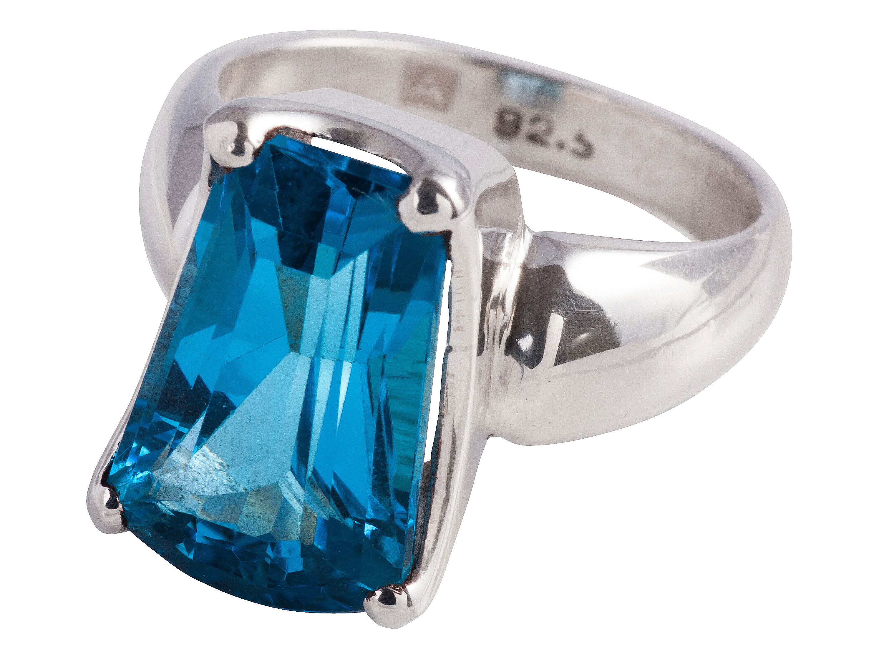TOP Blue Topaz ring  - 54