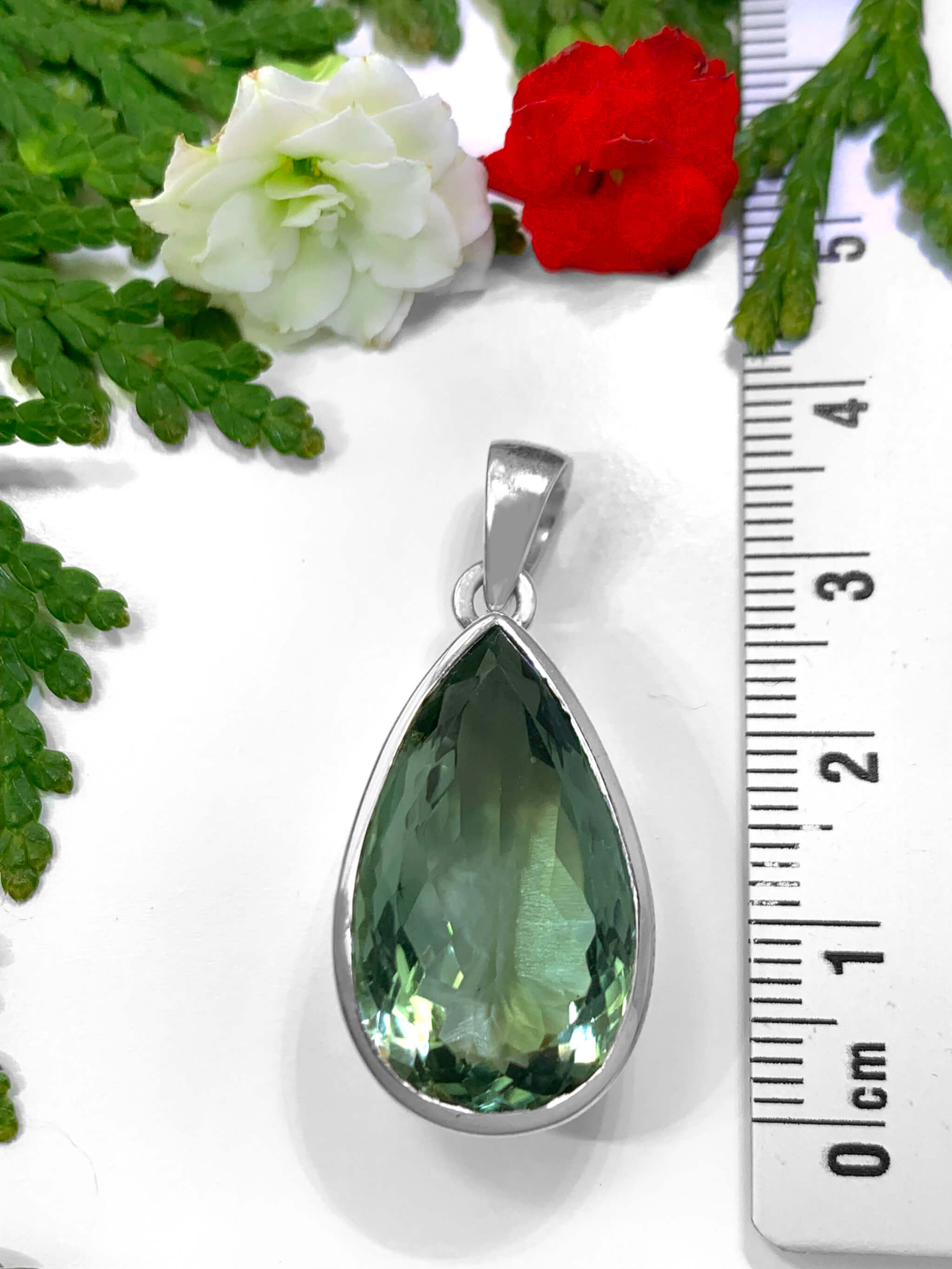 Prasiolith Anhänger 