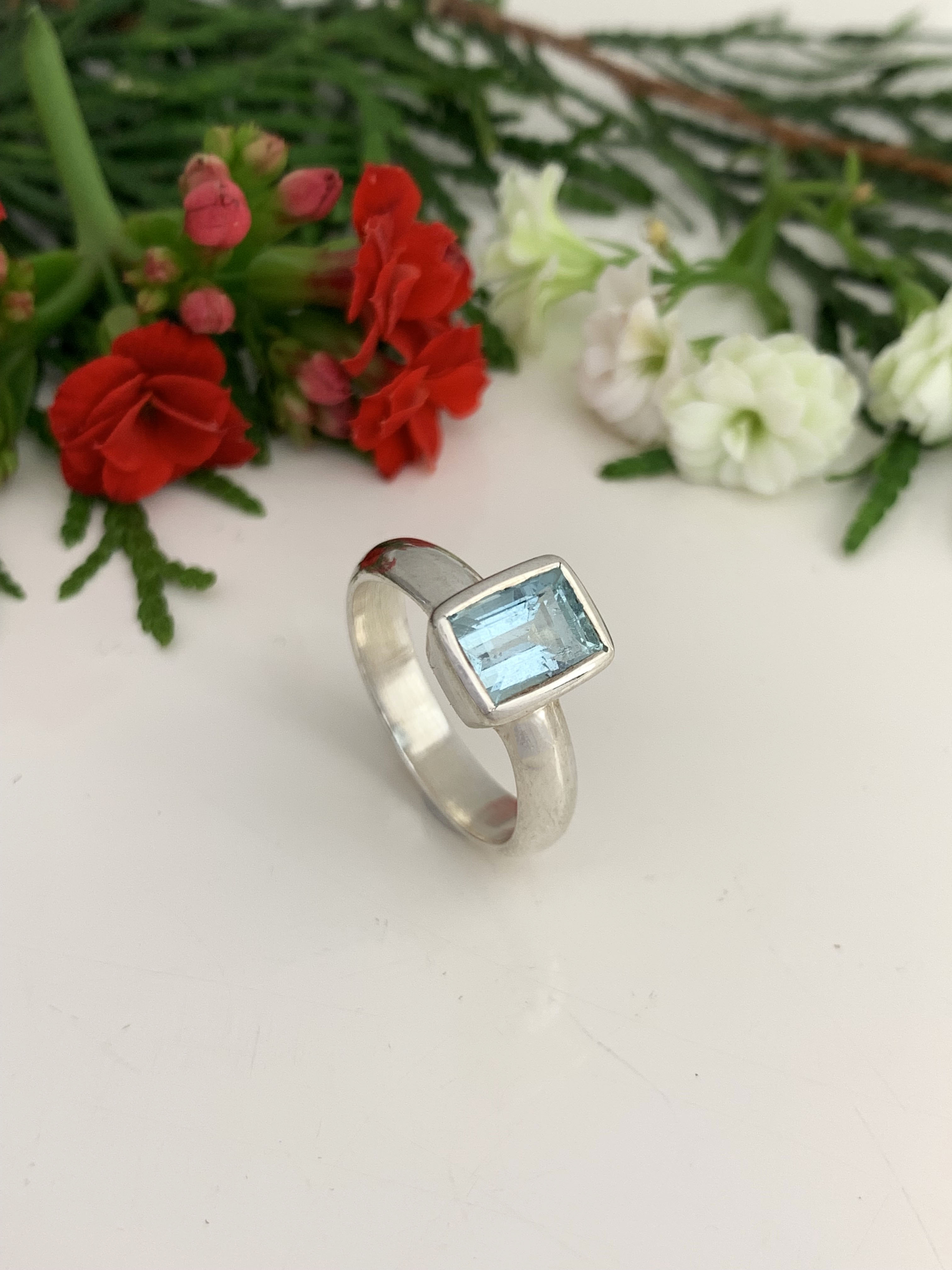 Aquamarin Ring