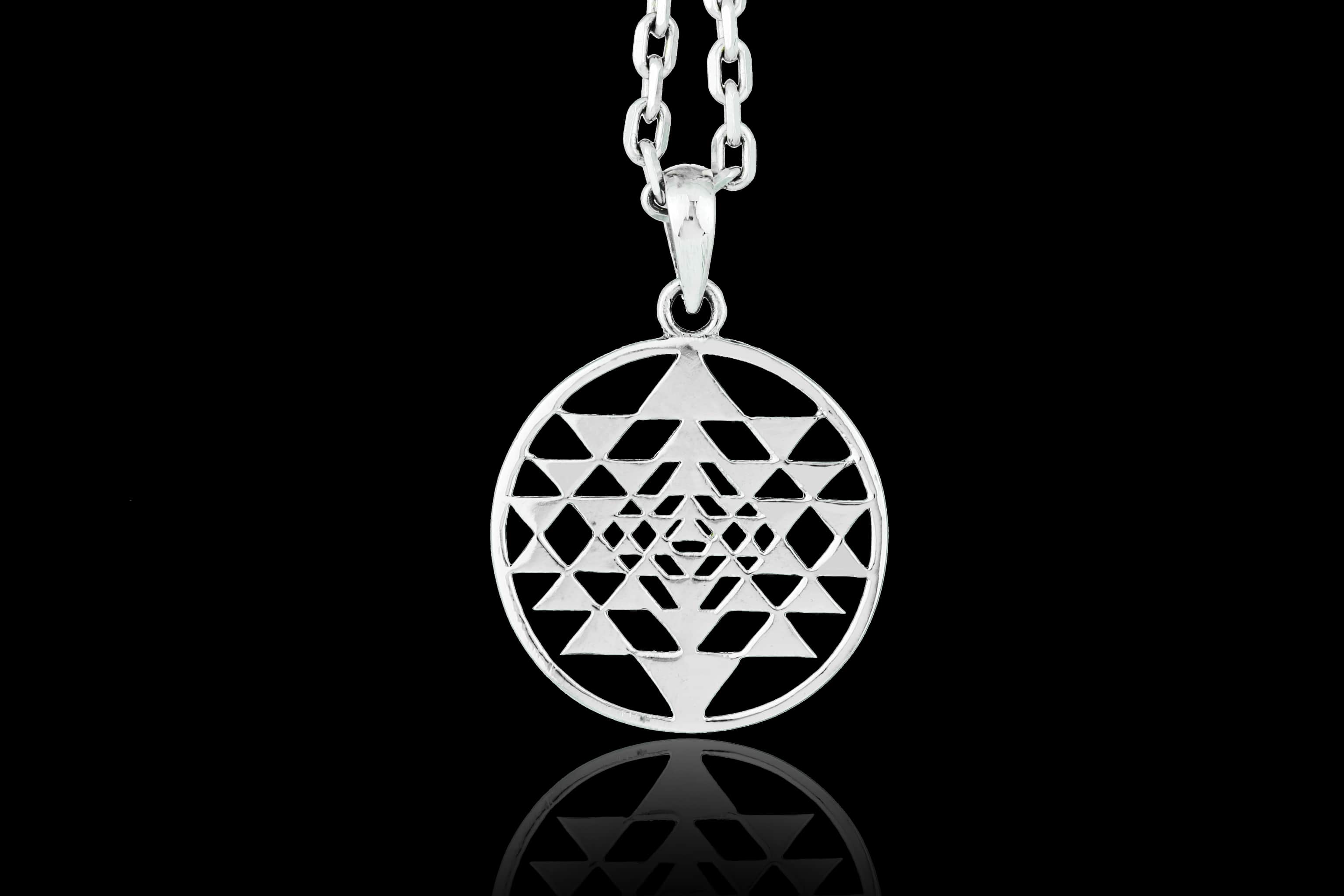 anhaenger-pedant-triangle-muster-084-3 Sri Yantra Anhänger