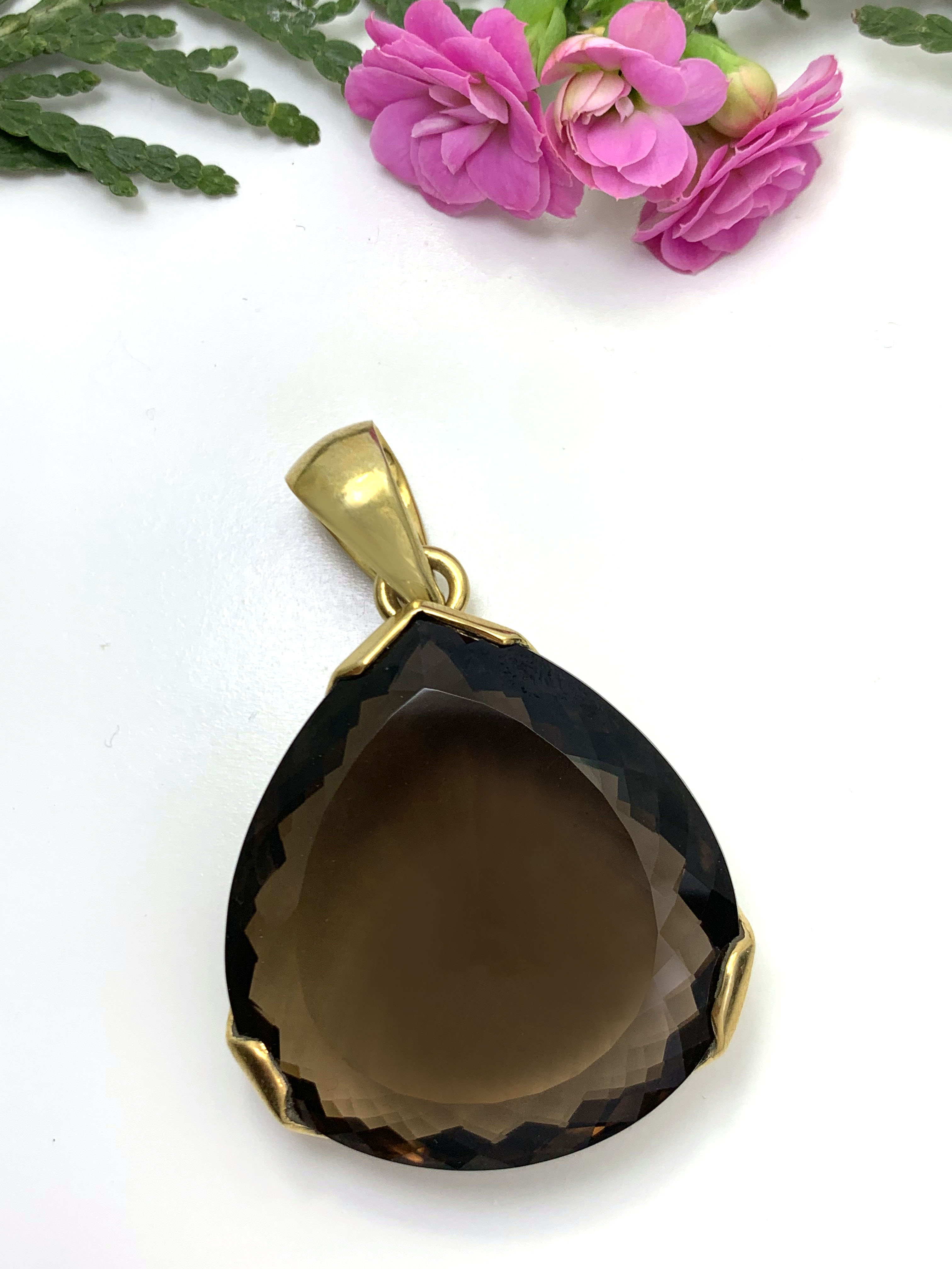 Smoky Quartz Pendant - XL