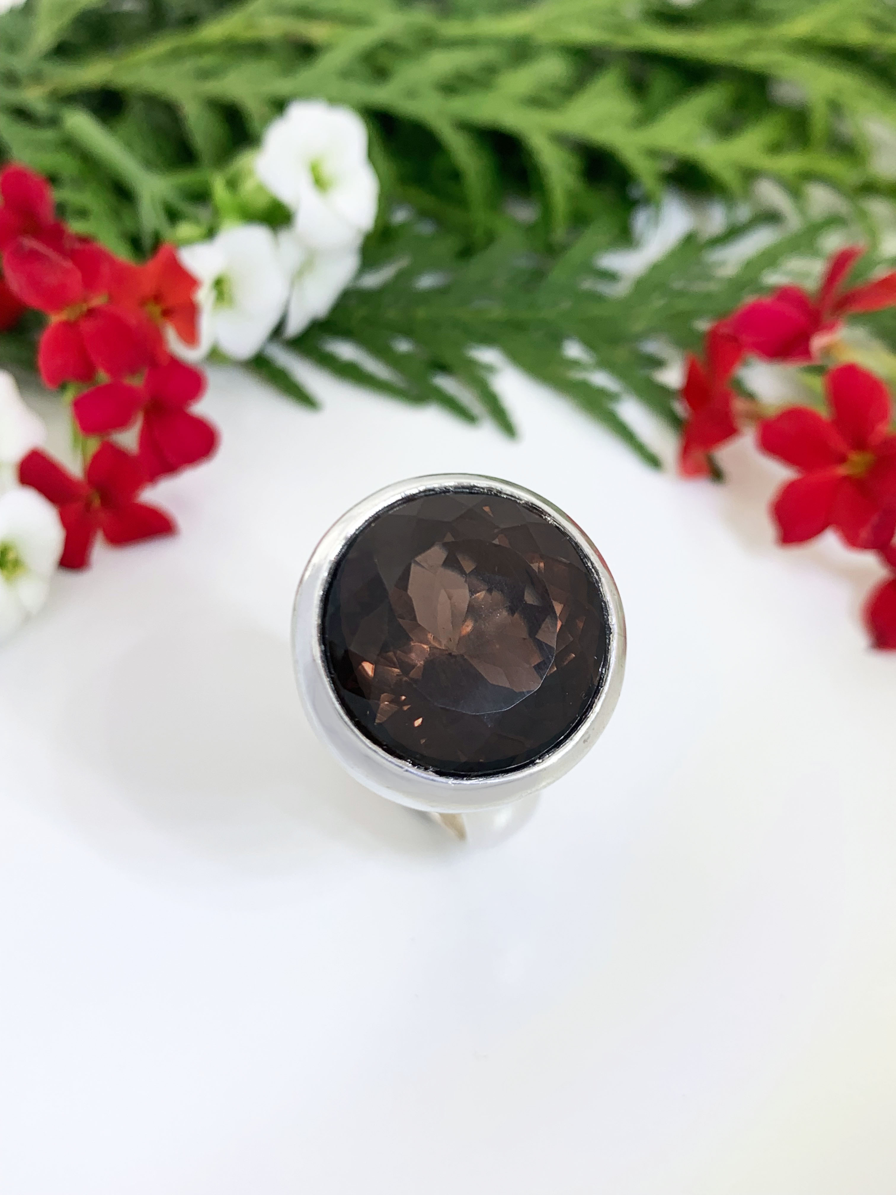Smooky Quartz Ring