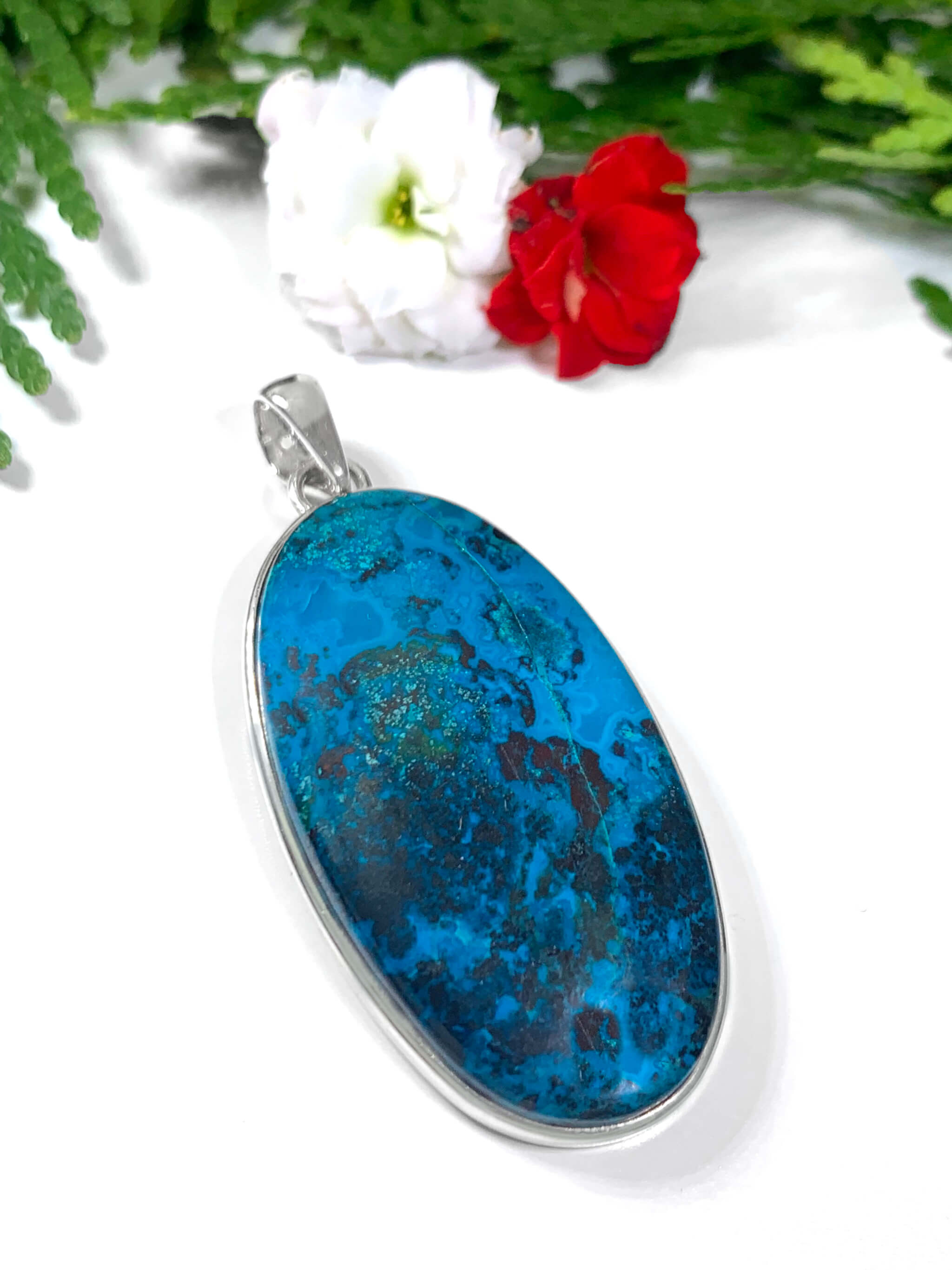 Shattuckite Pendant