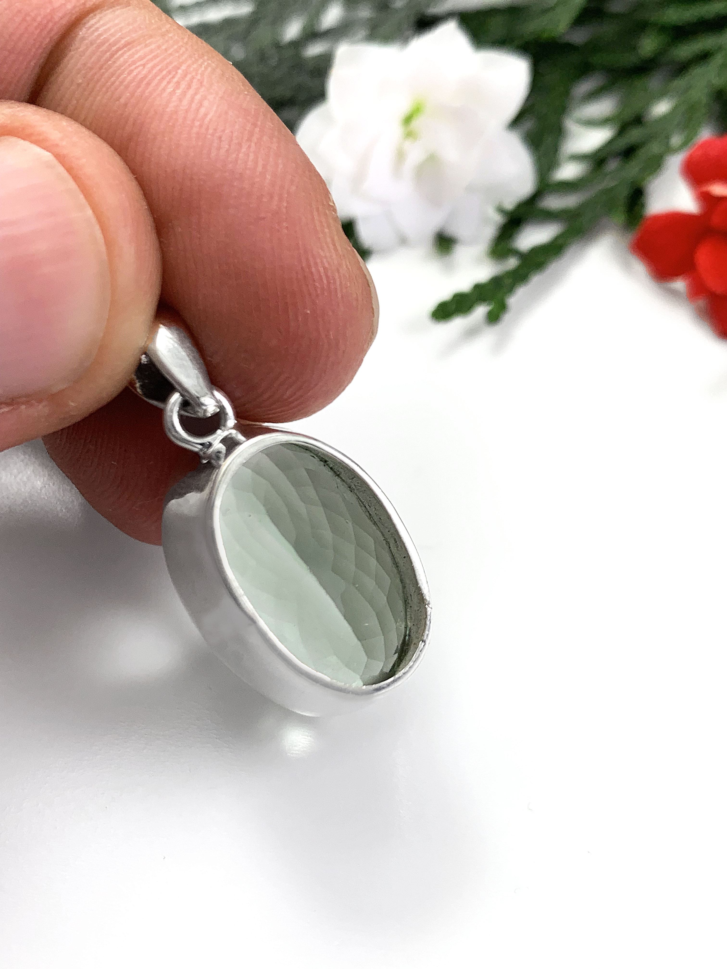 Green Amethyst Pendant