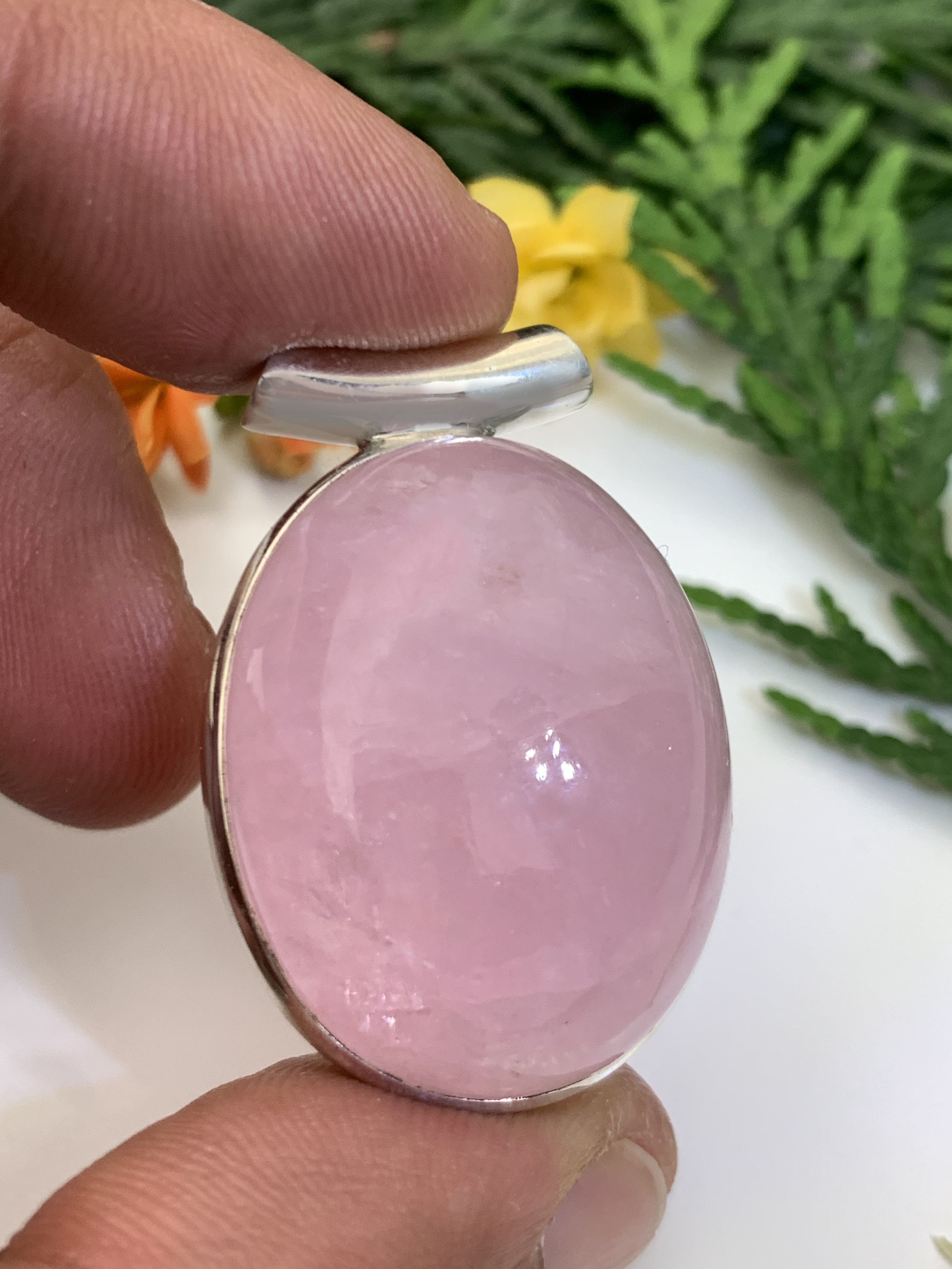 Morganite Pendant - XL