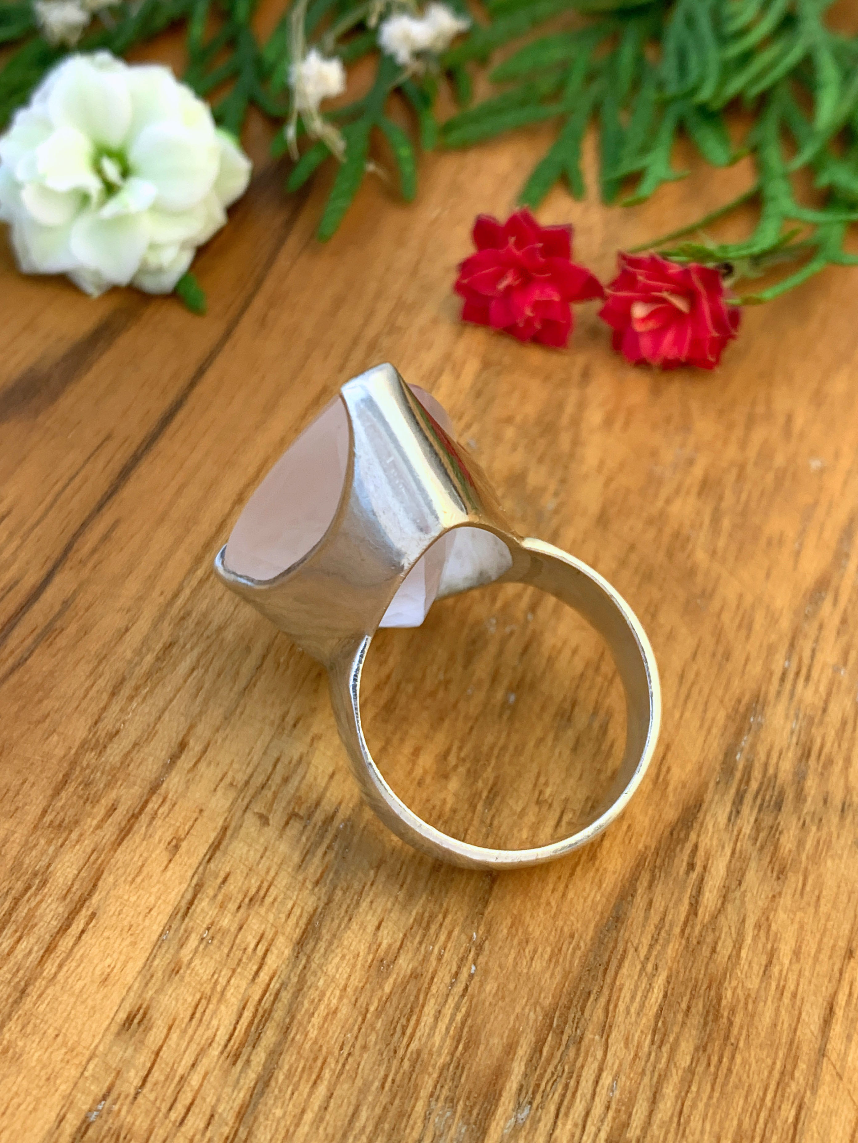 Rose Quartz Ring