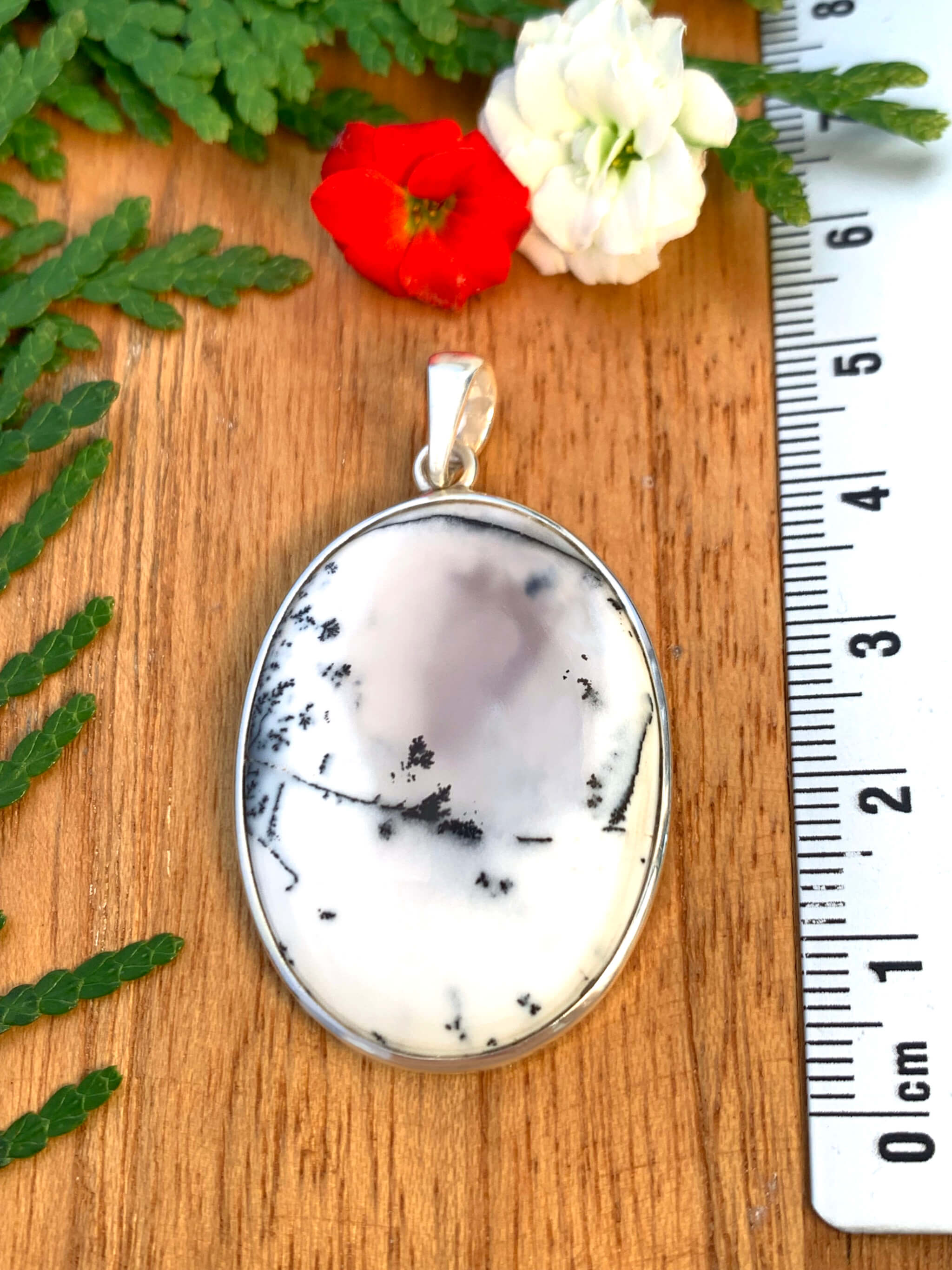 Dendritic Agate Pendant