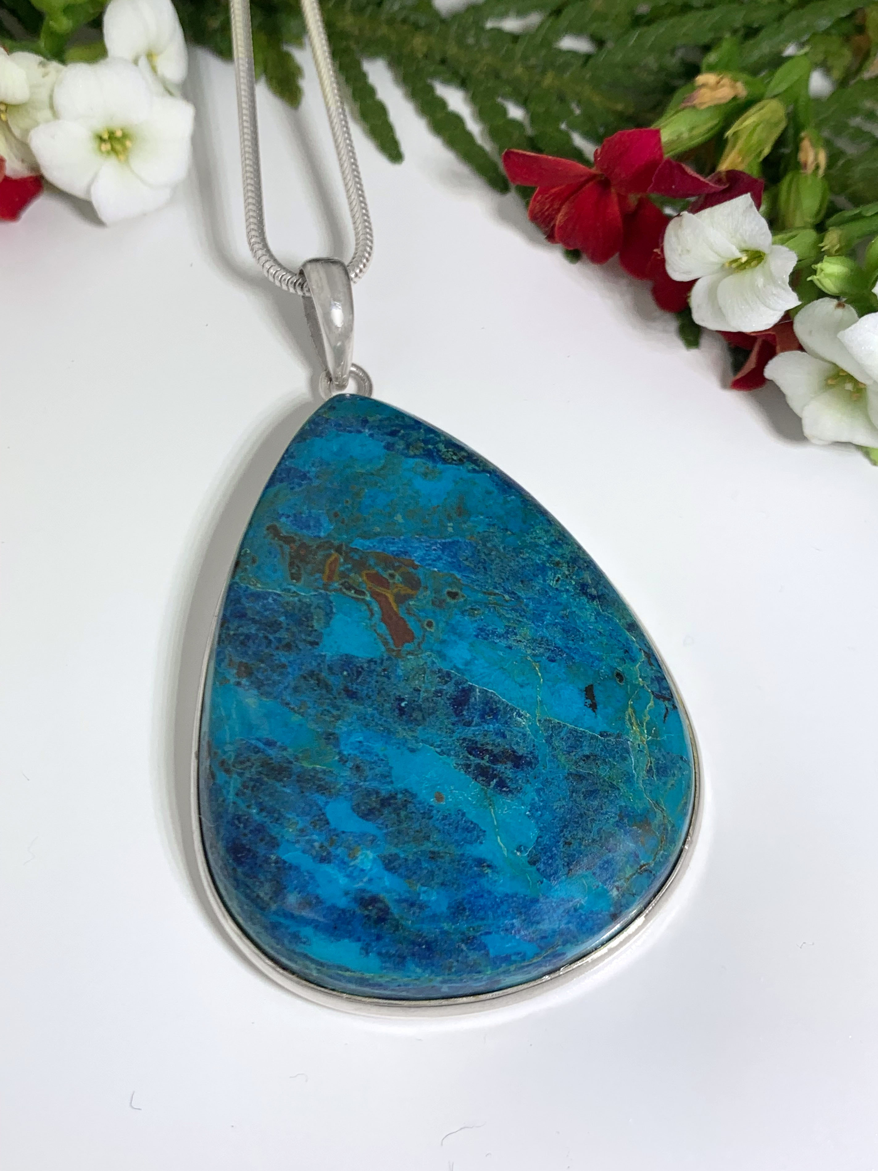 Shattuckite Pendant