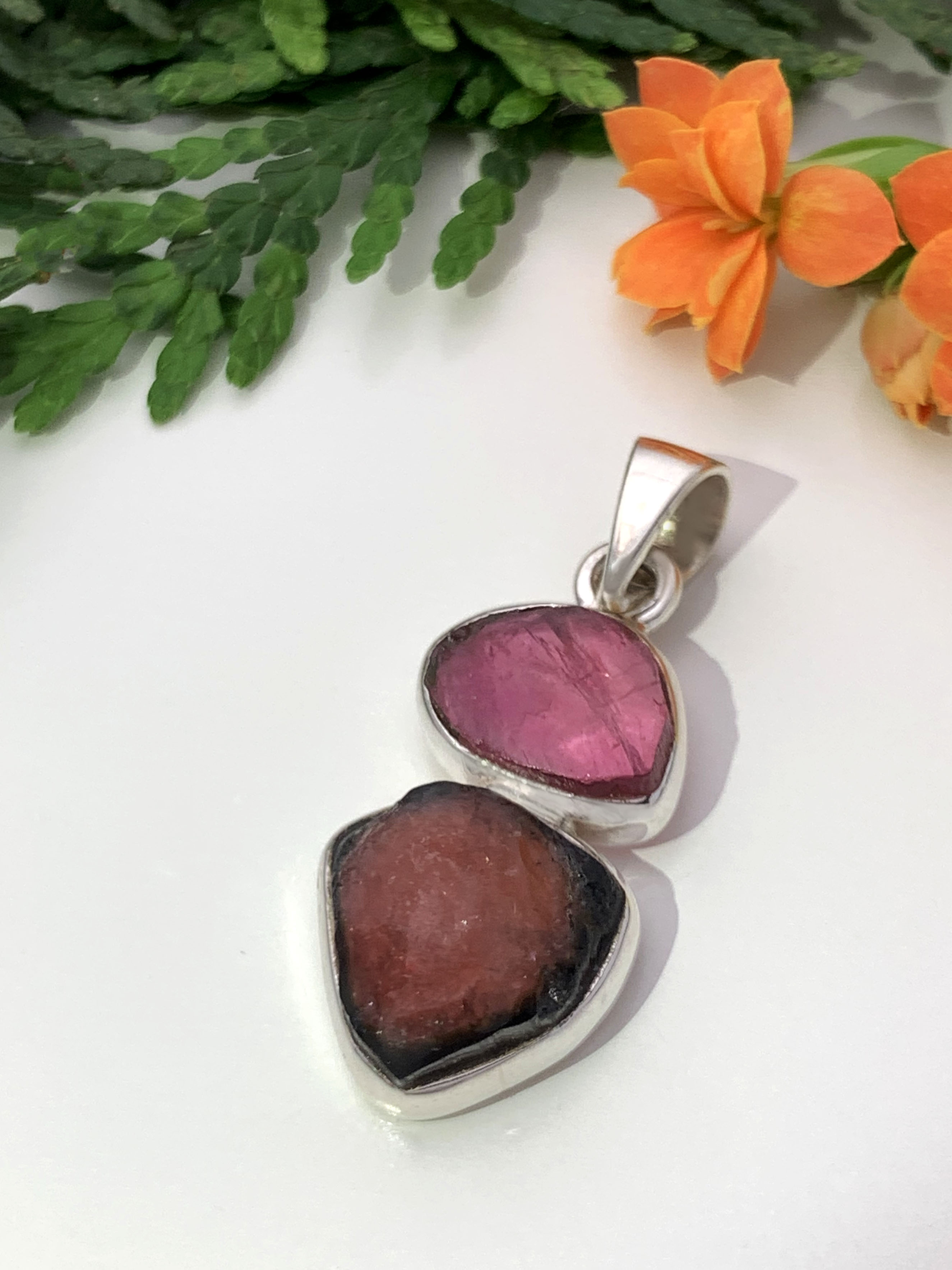 Watermelon Tourmaline Pendant