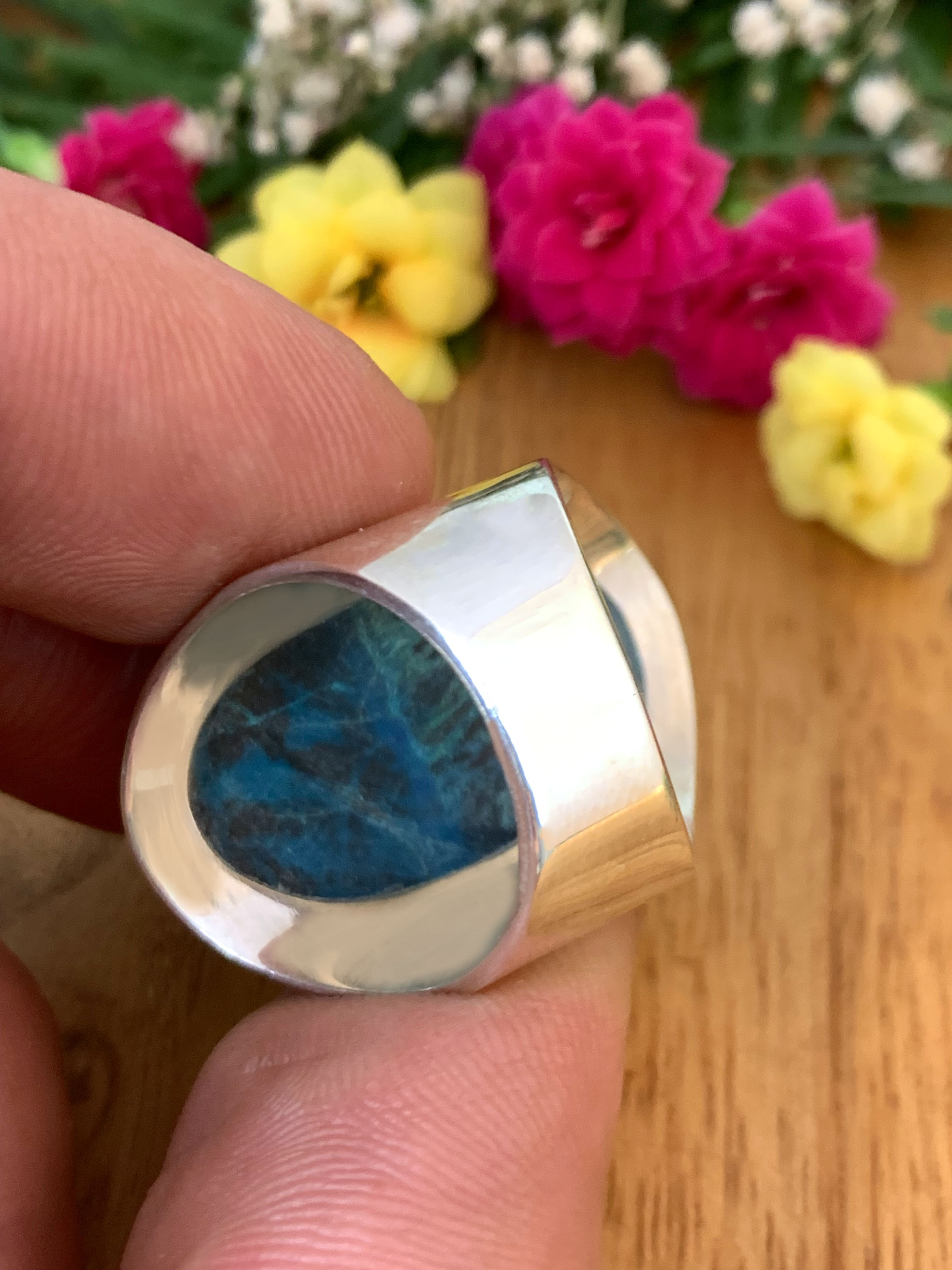 Shattuckite Ring
