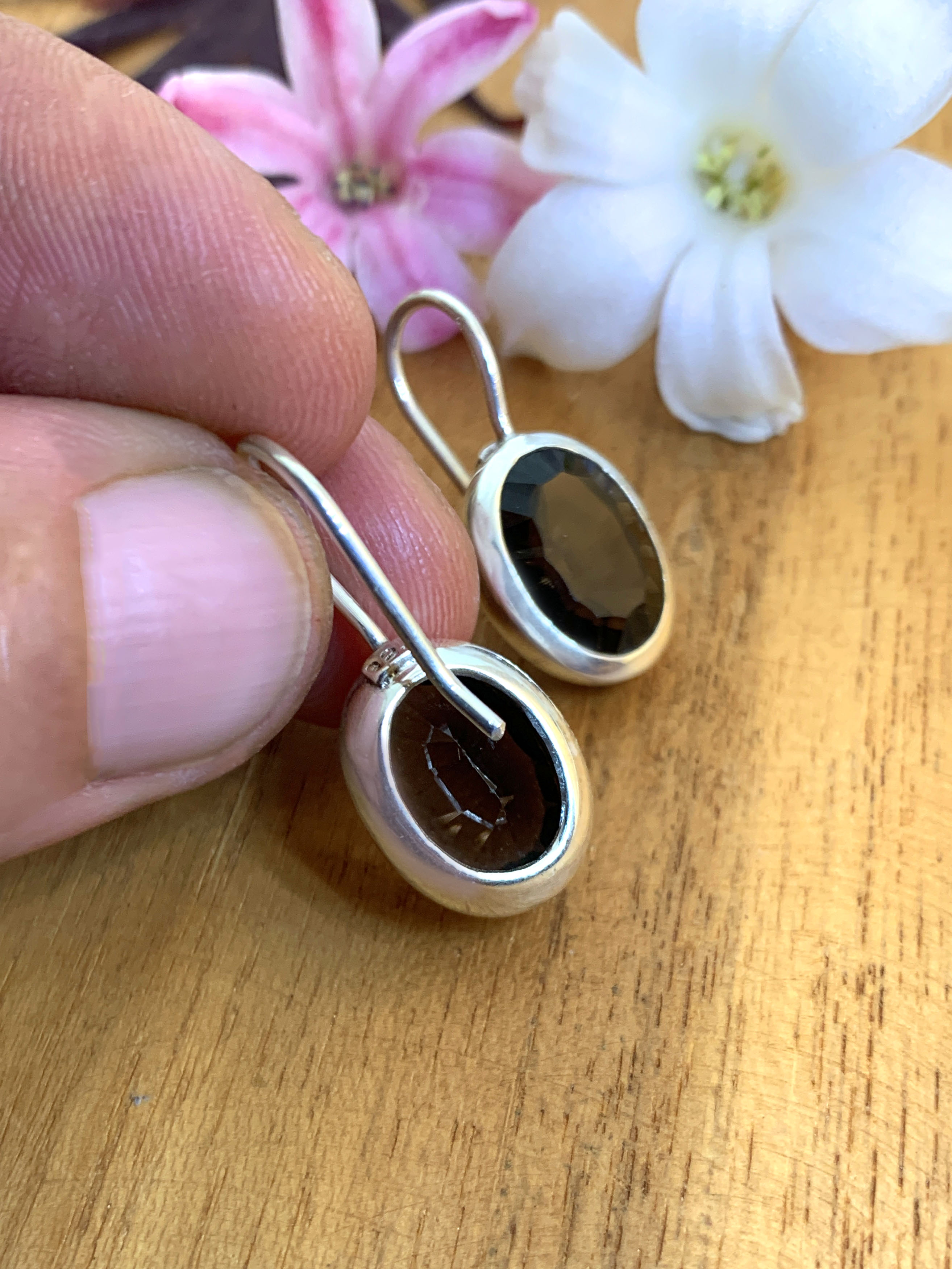 Smoky Quartz Earrings
