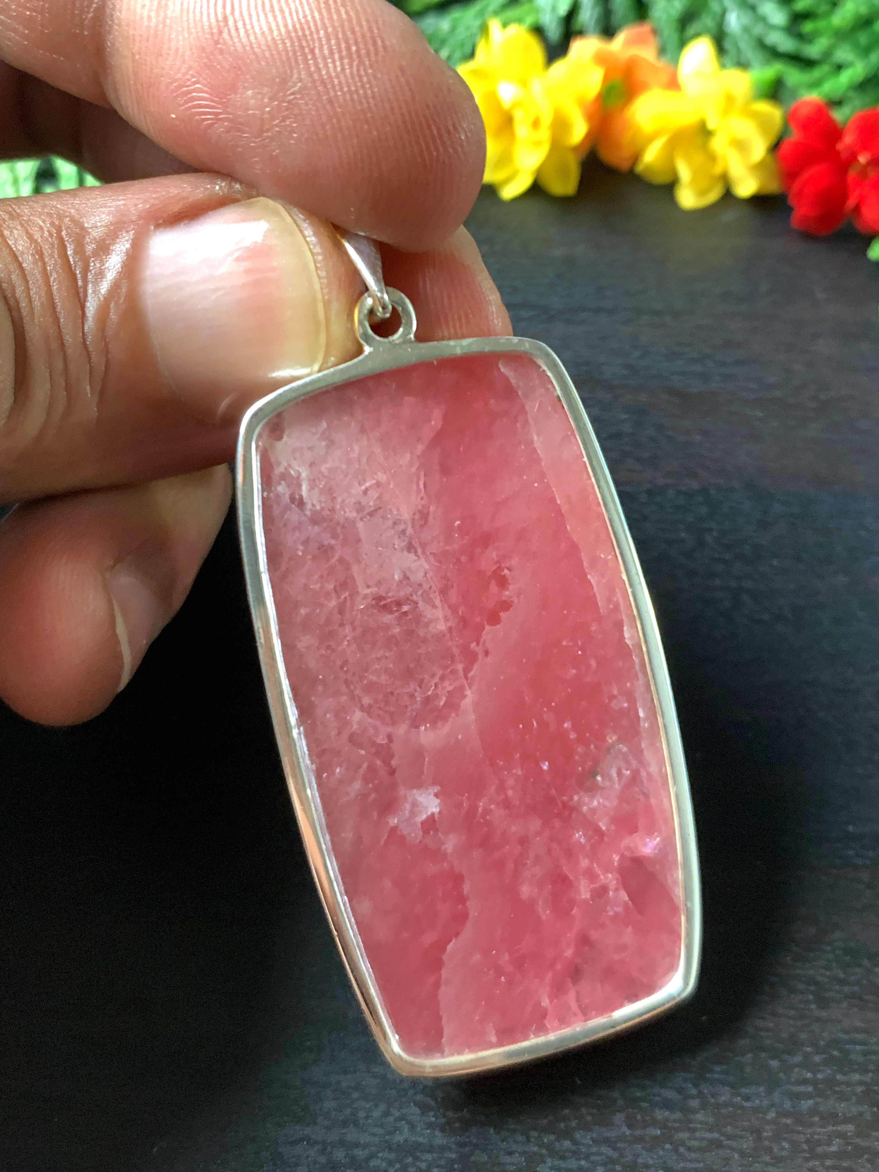 Rhodochrosite Pendant