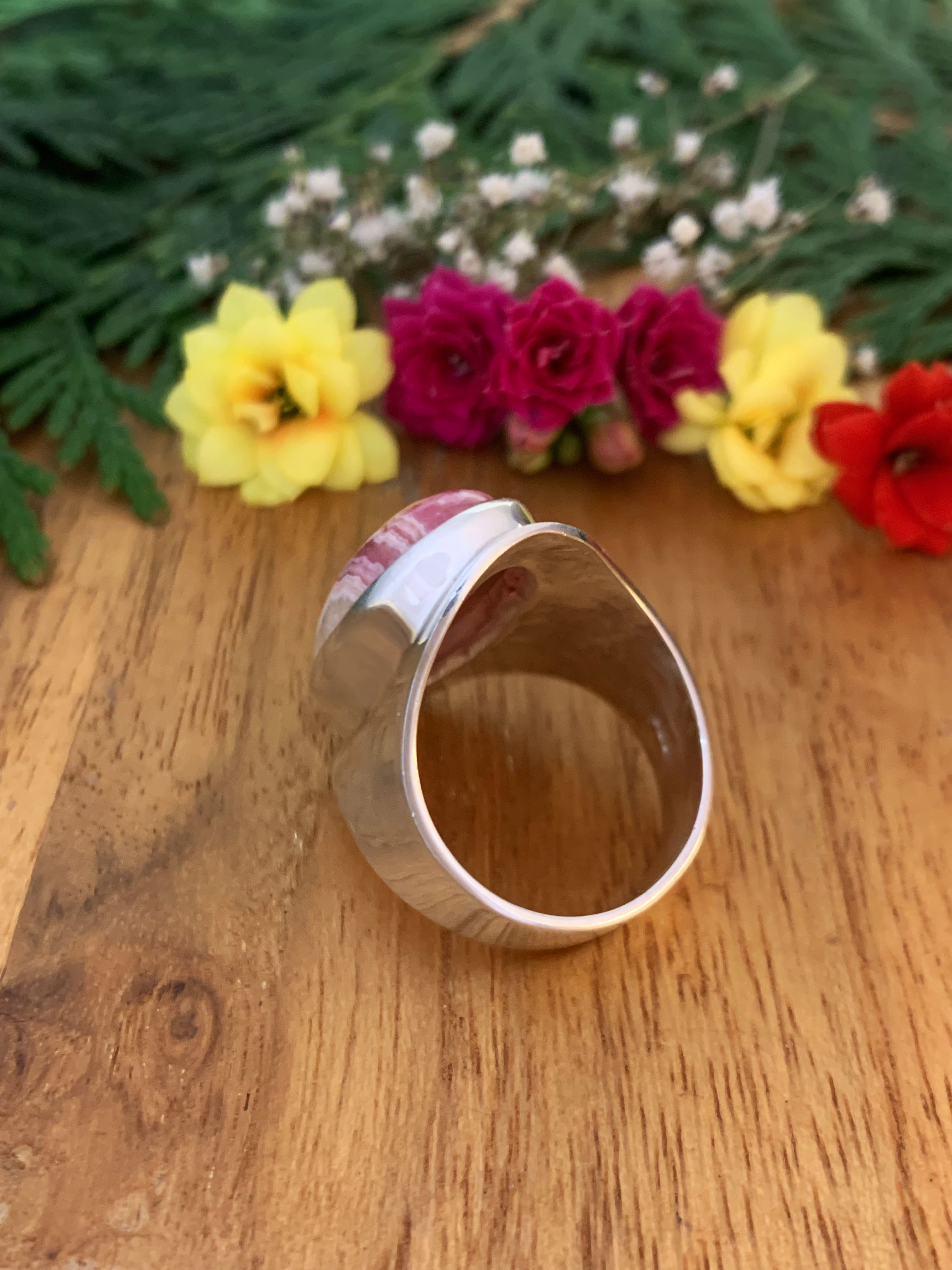 Rhodochrosit Ring