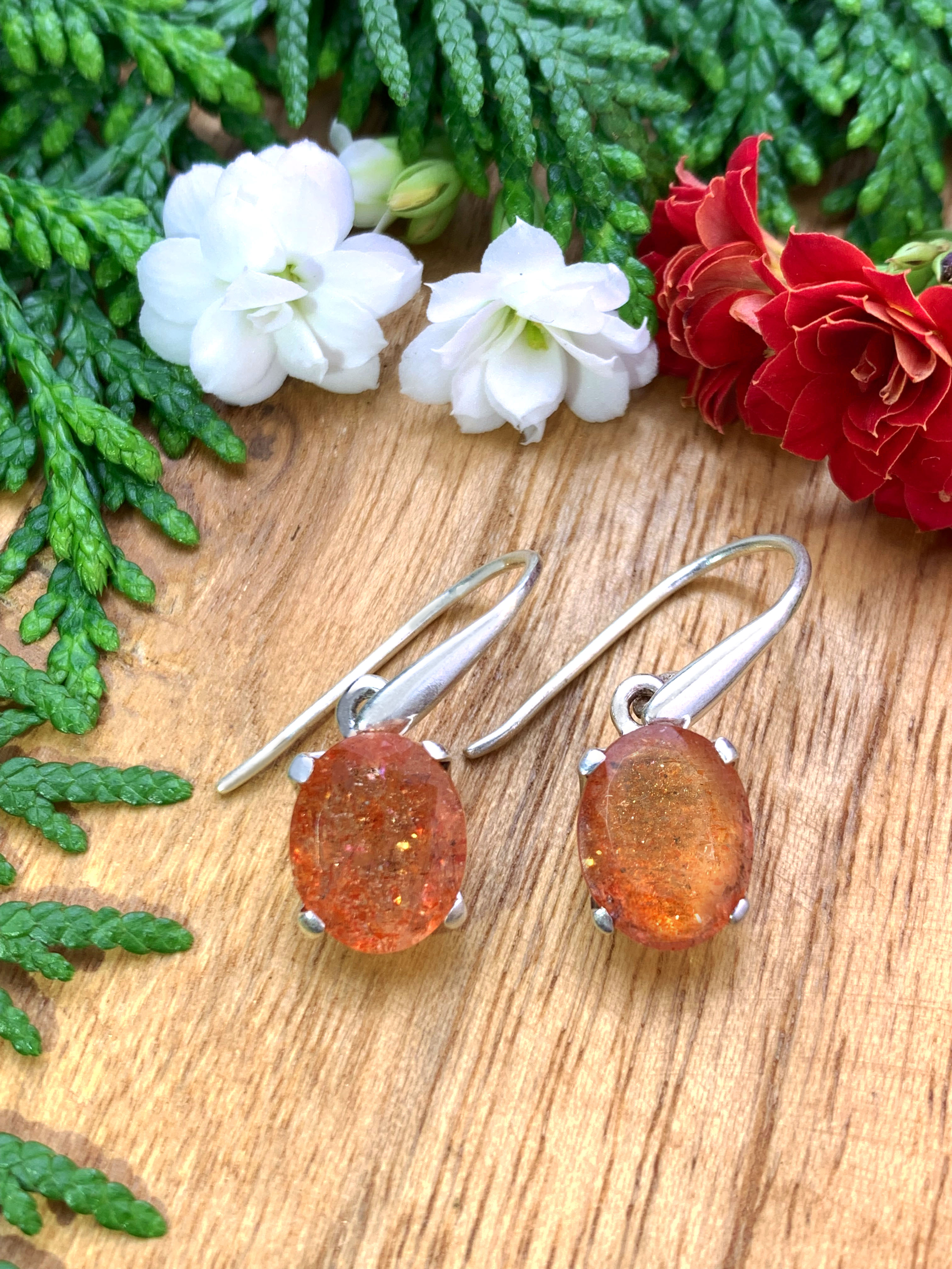 Sun Stone Earrings 