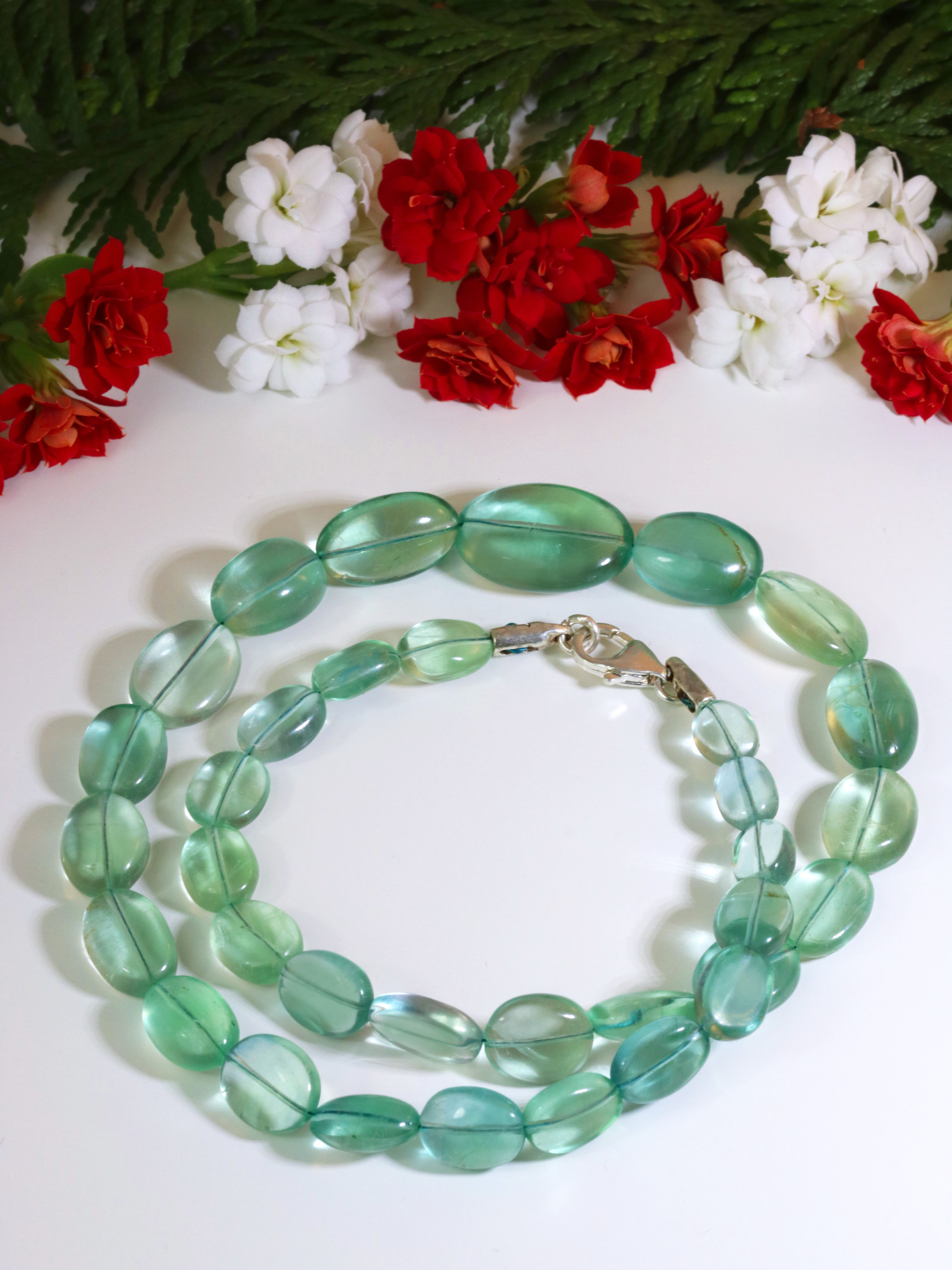 fluorit-kette-fluorite-necklace-k00210-4 Fluorit Kette