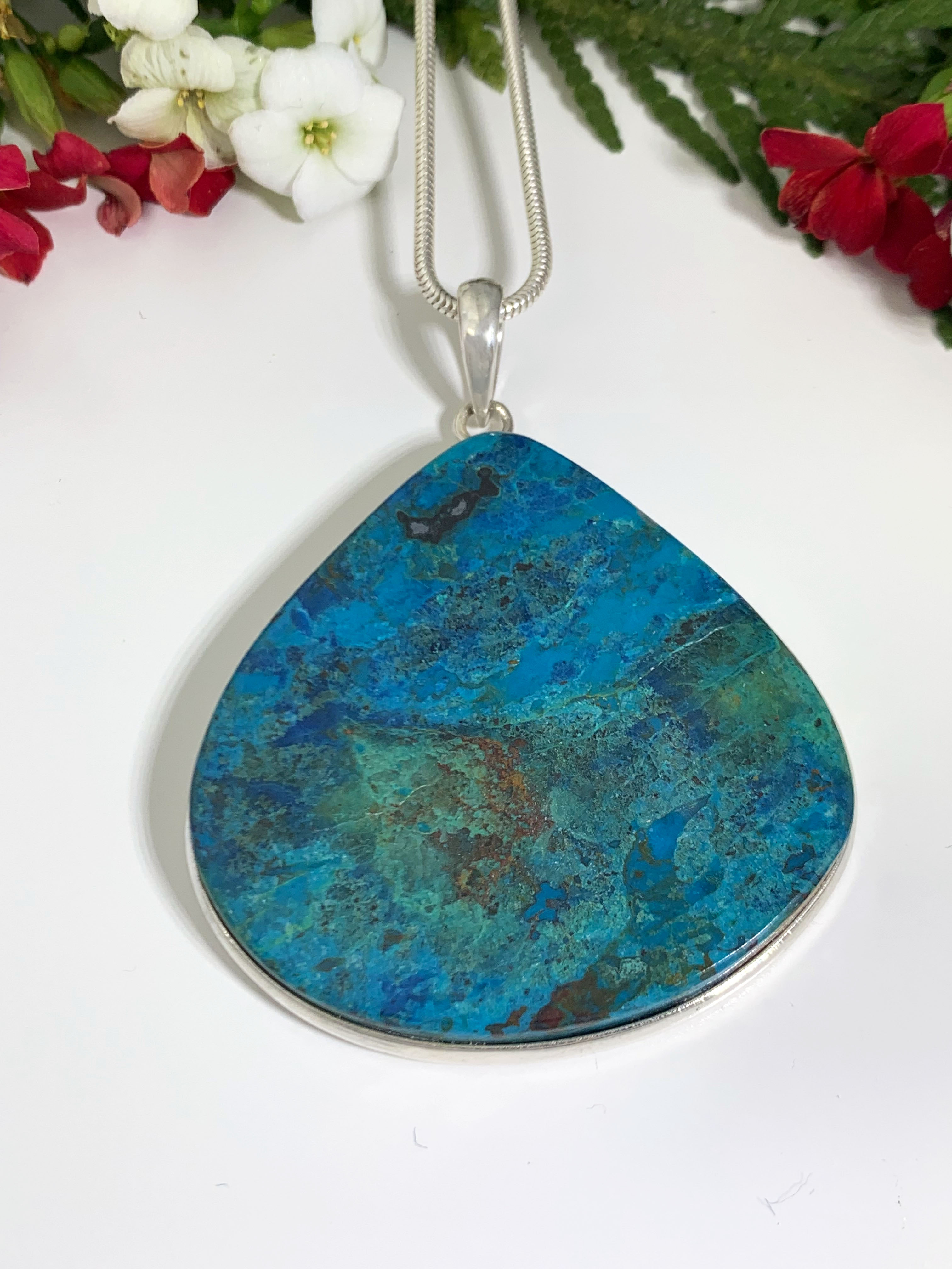 Shattuckite Pendant