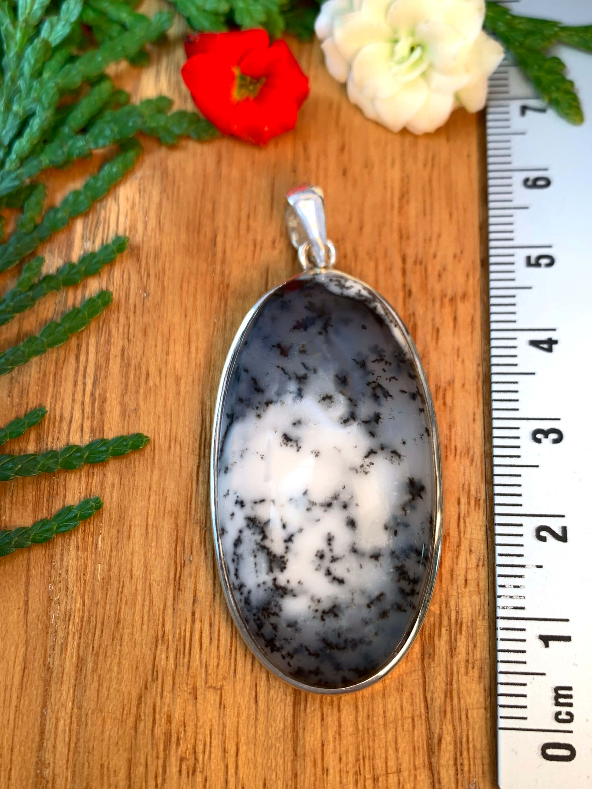 Dendritic Agate Pendant