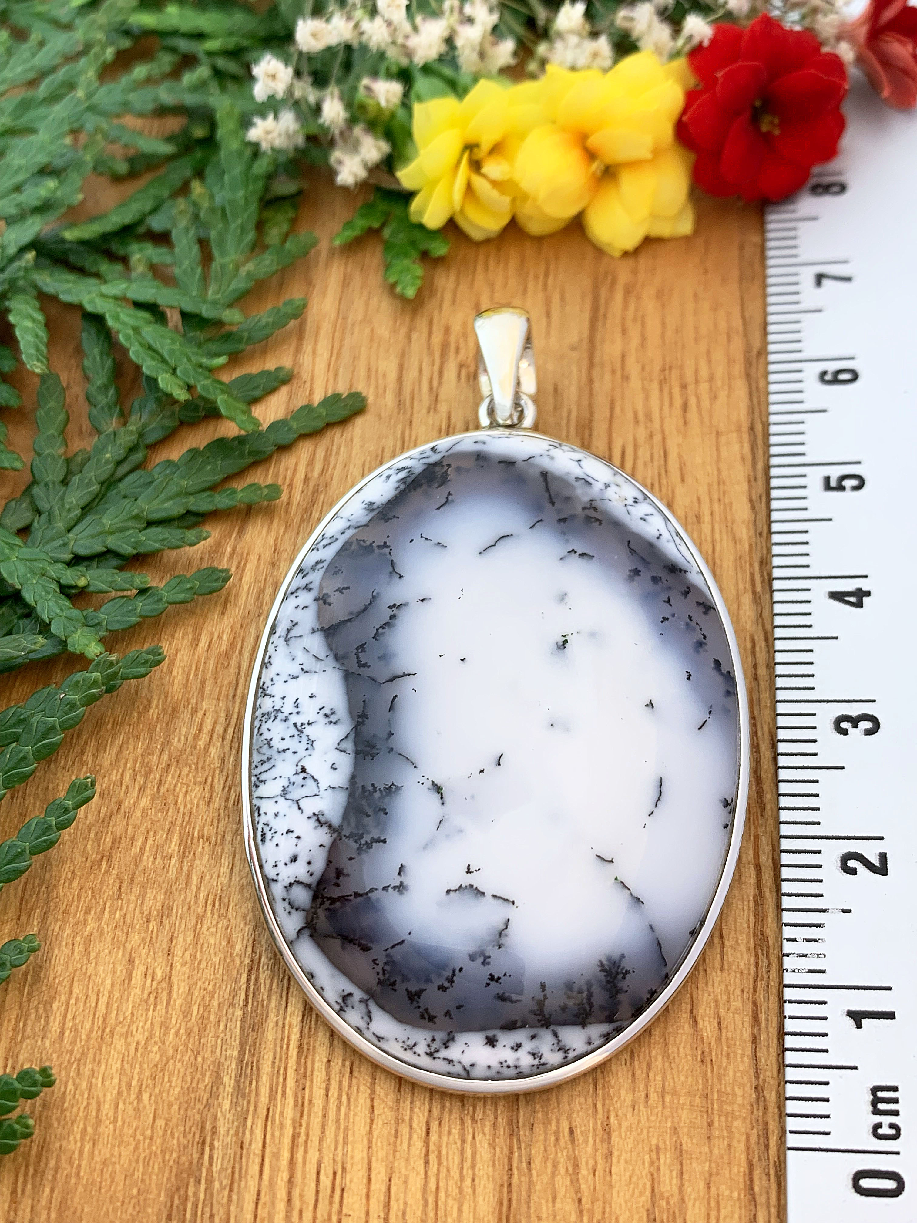 Dendritic Agate Pendant