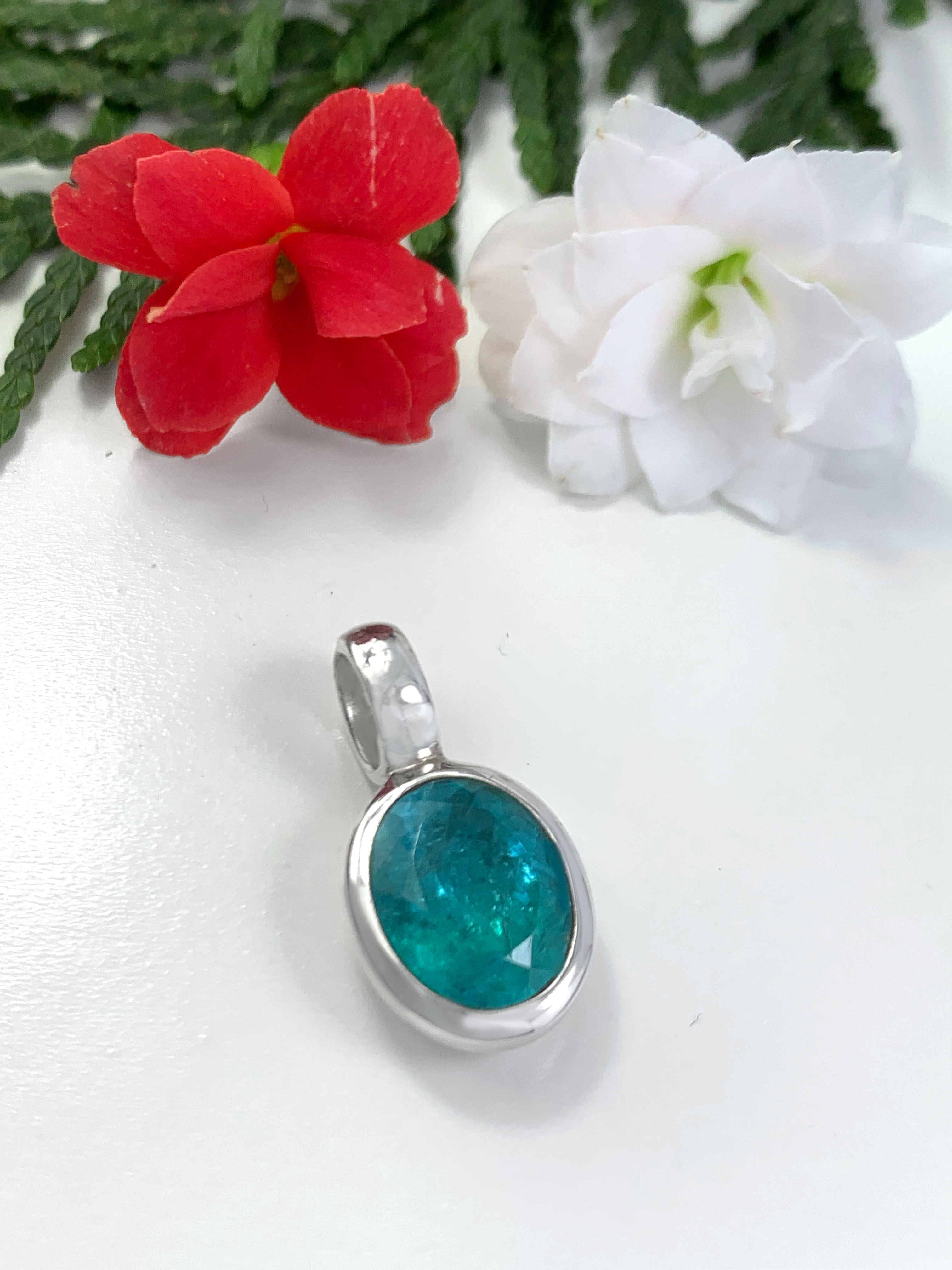 Paraiba Apatite Pendant