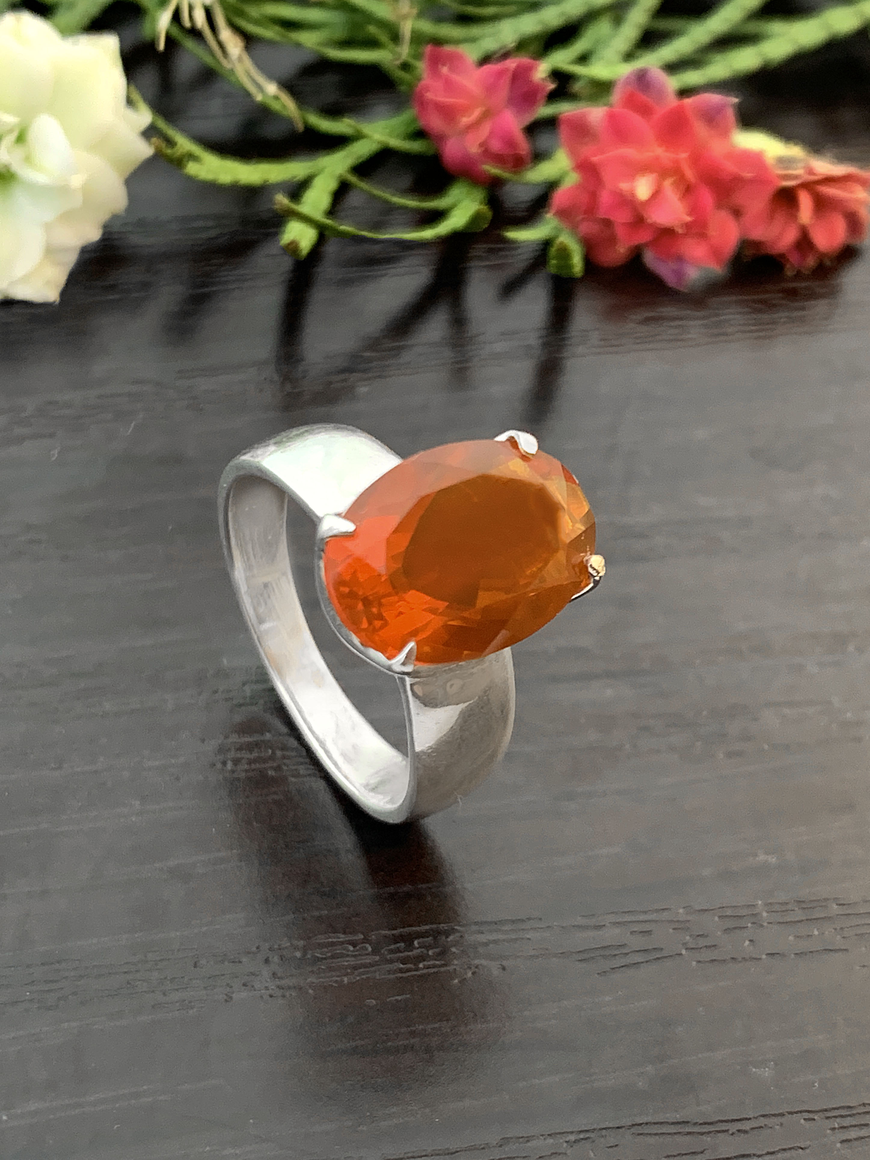Feueropal Ring
